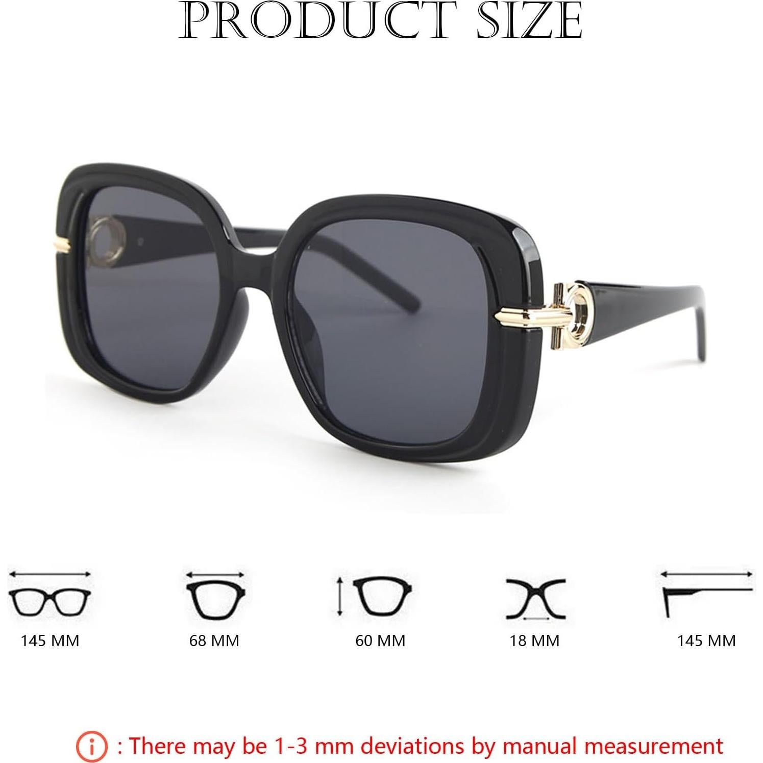 Gafas de sol cuadradas UV400 para hombres y mujeres - Moda