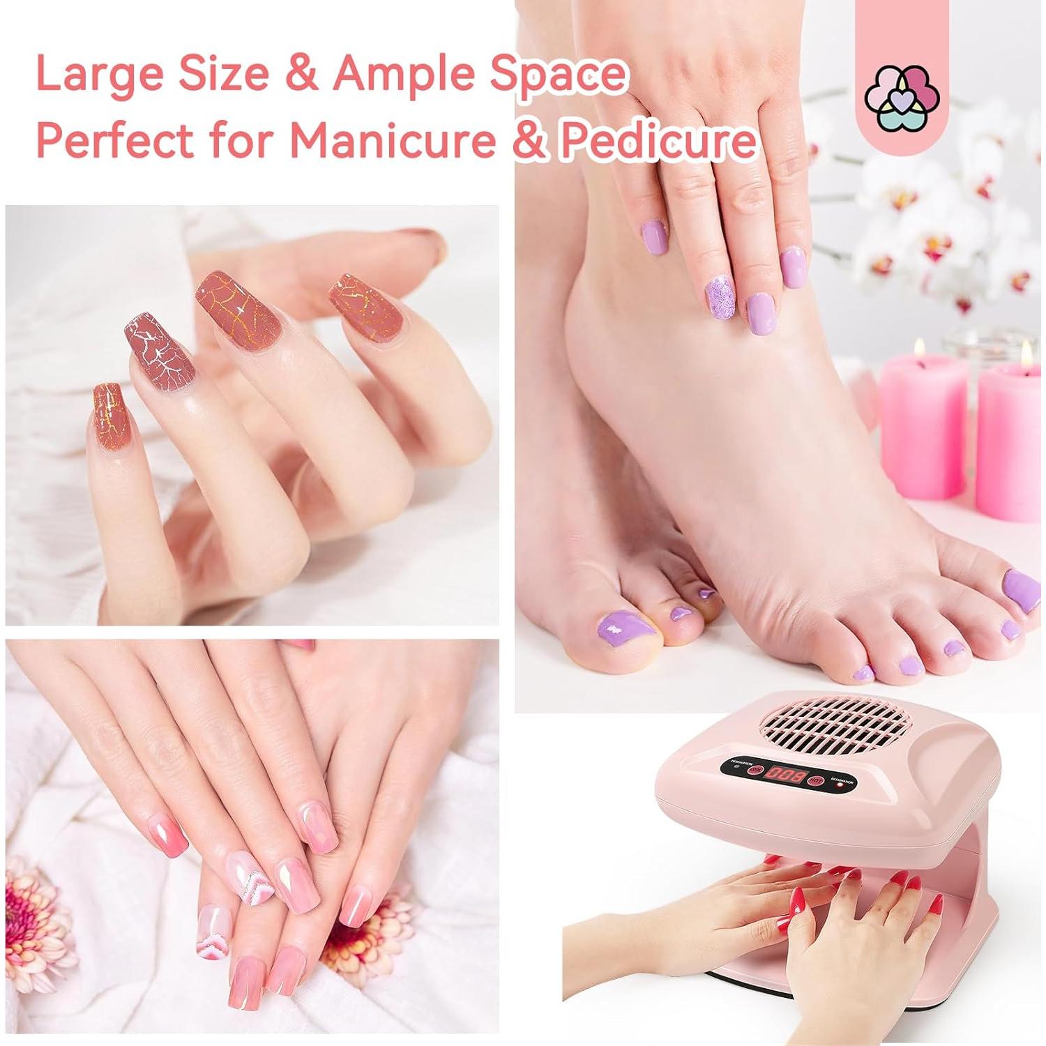 Secador de Uñas SAVILAND 300W con Aire Caliente y Frío