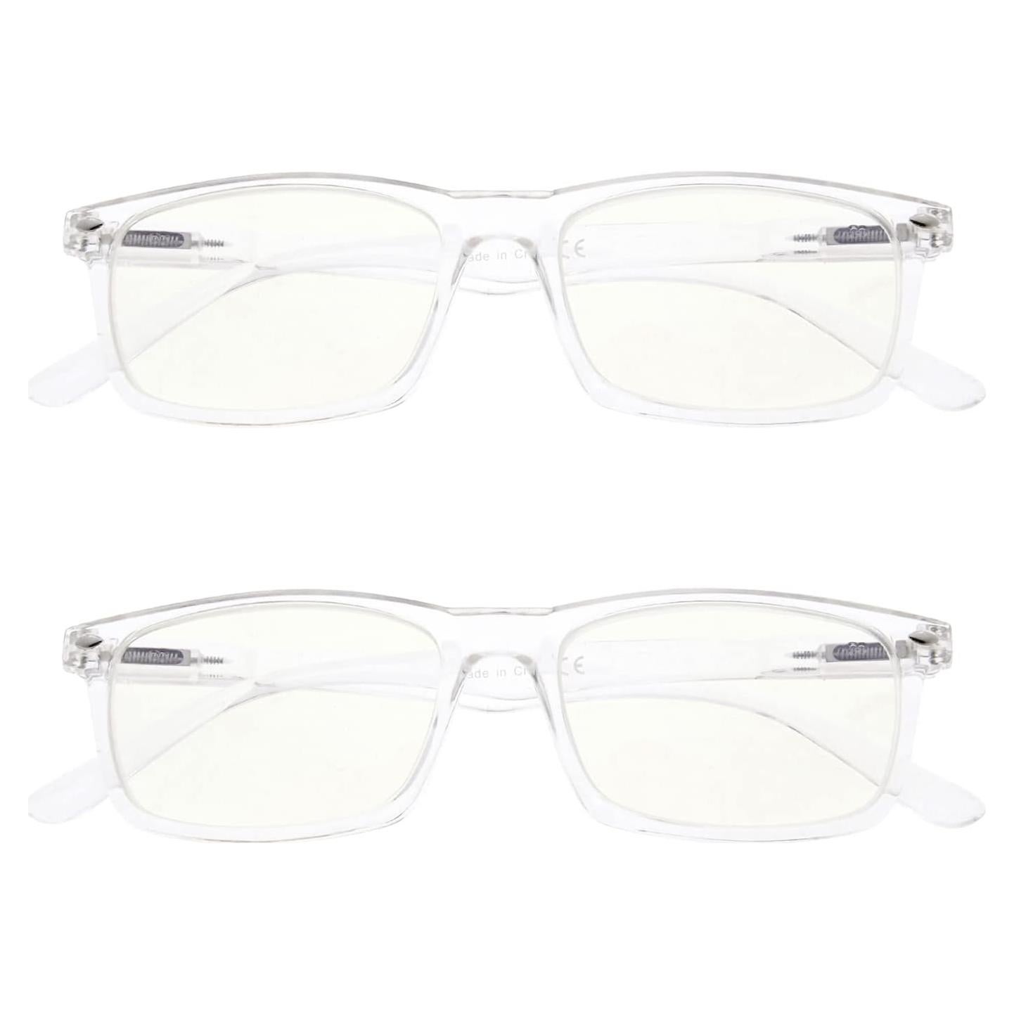 Gafas de Lectura Eyekepper 2 Paquete Anti Luz Azul 1.25x