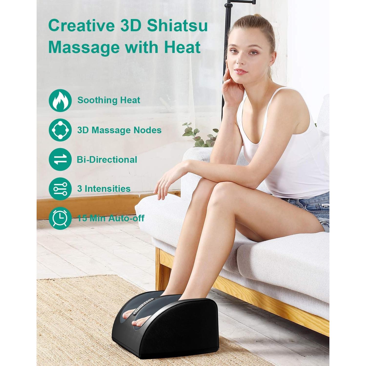 Masajeador de Pies Shiatsu LINGTENG FM01 con Calor