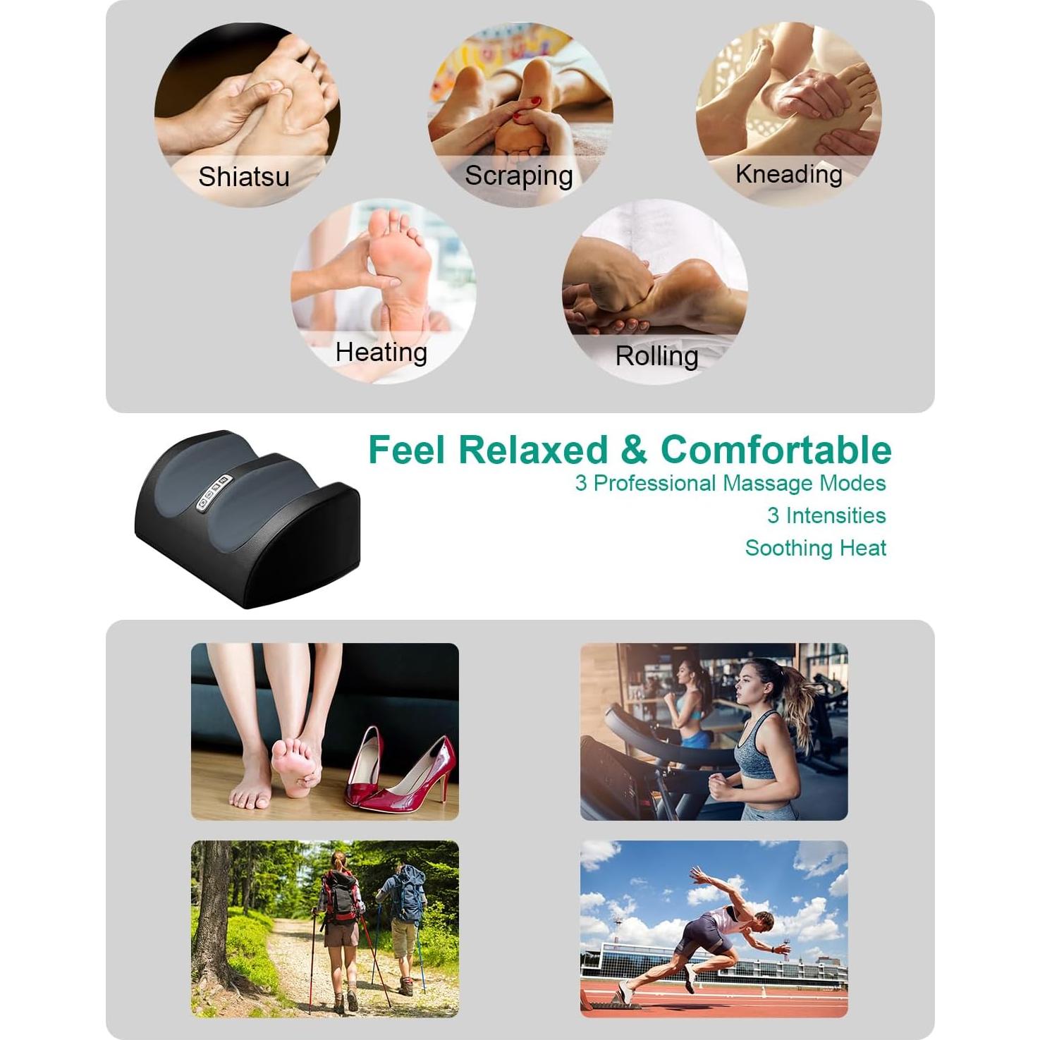 Masajeador de Pies Shiatsu LINGTENG FM01 con Calor