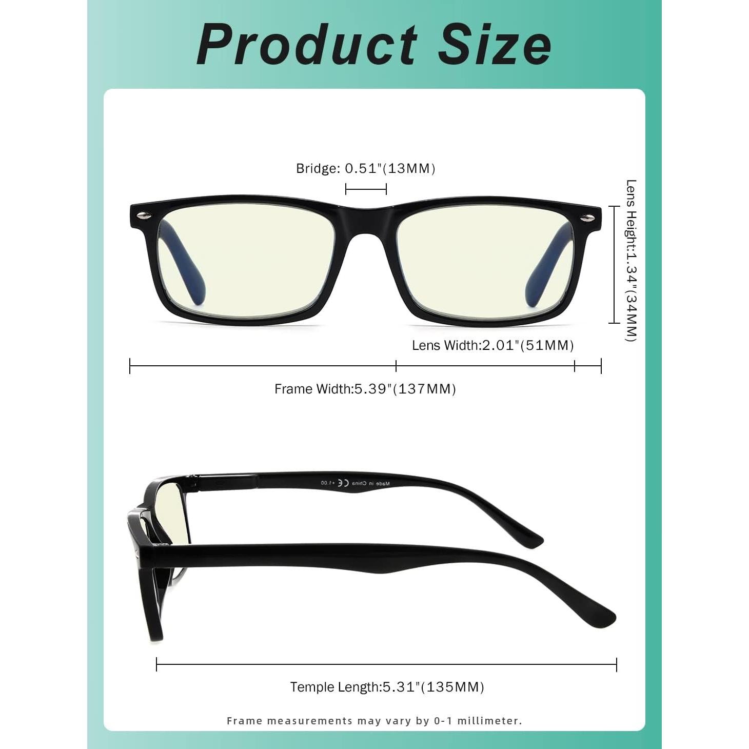 Gafas de lectura Eyekepper 1.0x anti luz azul transparentes