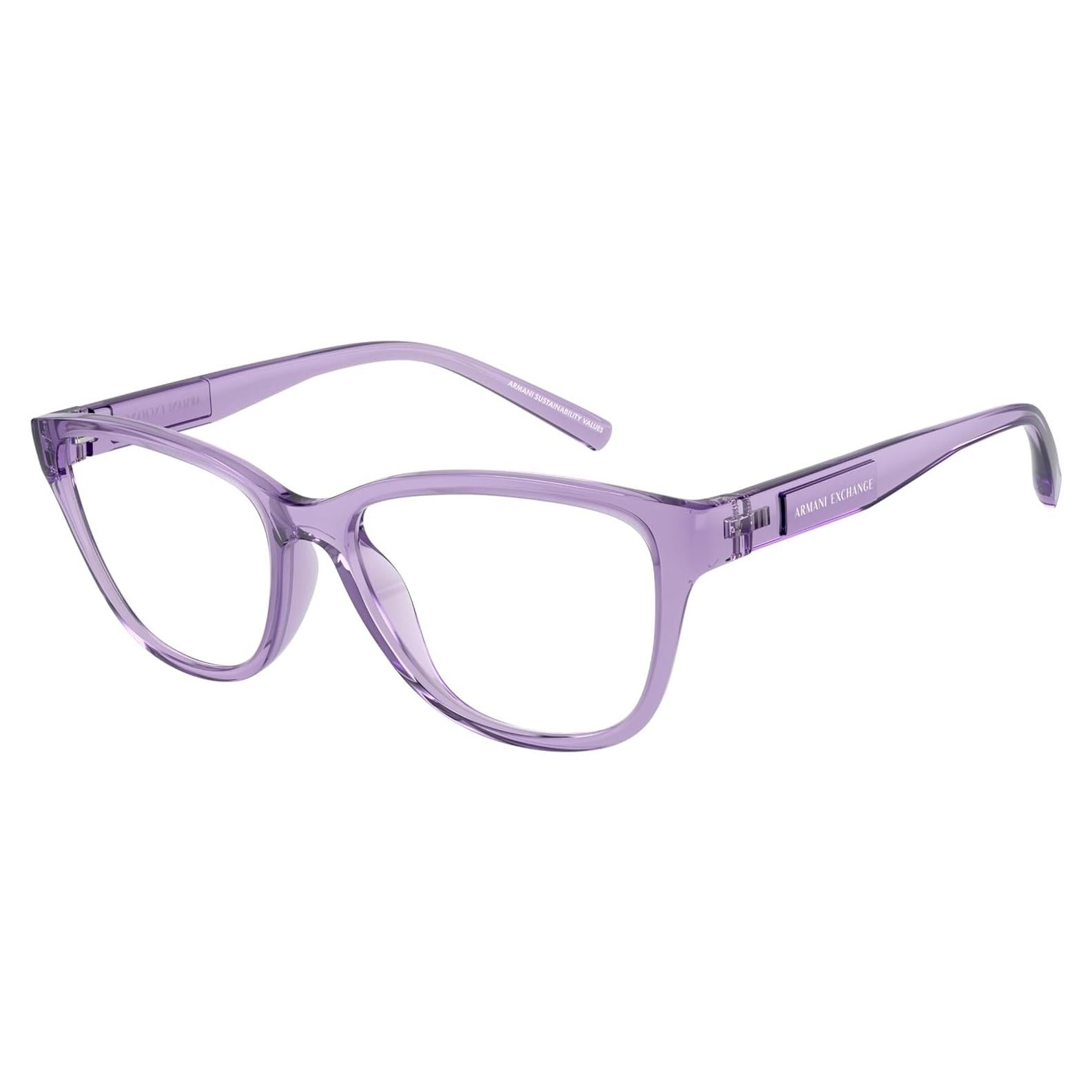 Armani Exchange Women's Ax3111u Universal Fit Cat Eye Prescription Eyewear Frames