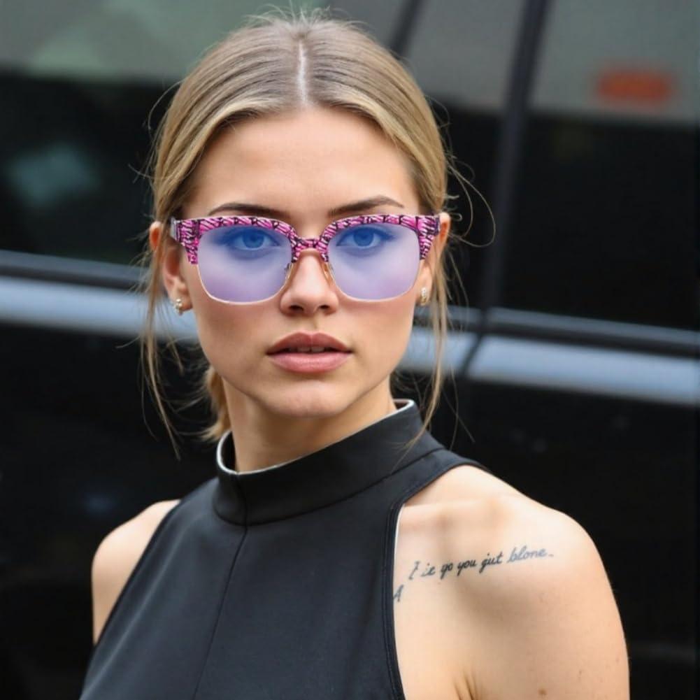 Gafas de Óptica Retro Shiratori 43mm Lentes Claros Unisex