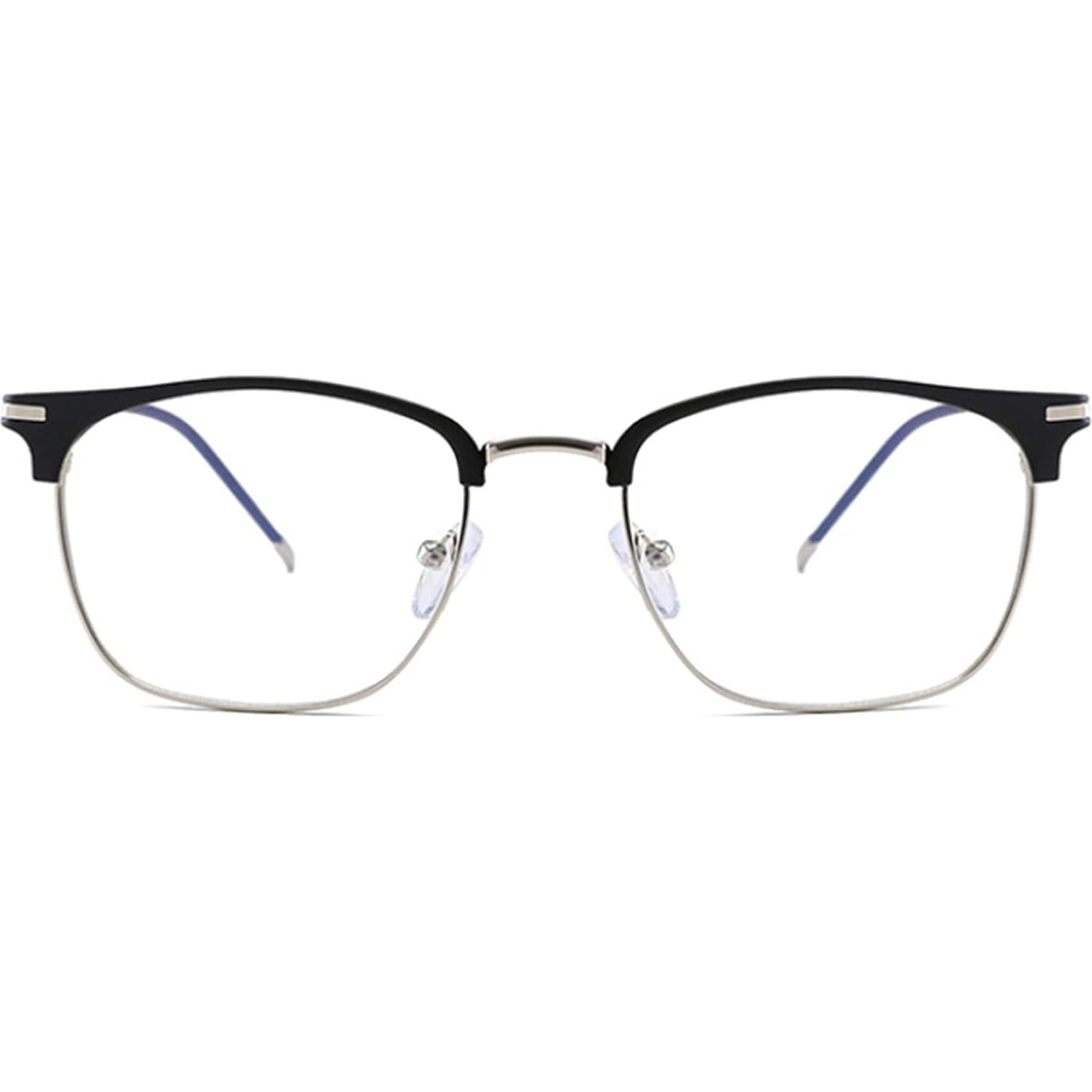 Gafas ópticas retro Shiratori 43mm lentes claros unisex