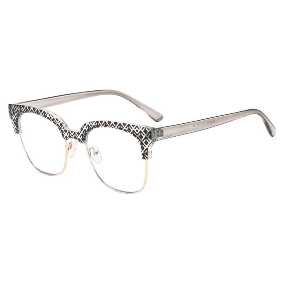 Gafas de óptica retro Shiratori 43mm con lentes claros