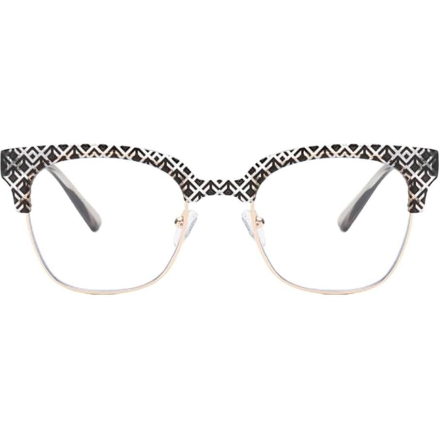 Gafas de óptica retro Shiratori 43mm con lentes claros