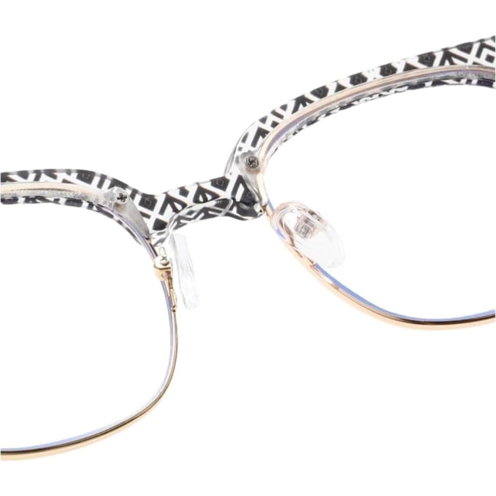 Gafas de óptica retro Shiratori 43mm con lentes claros