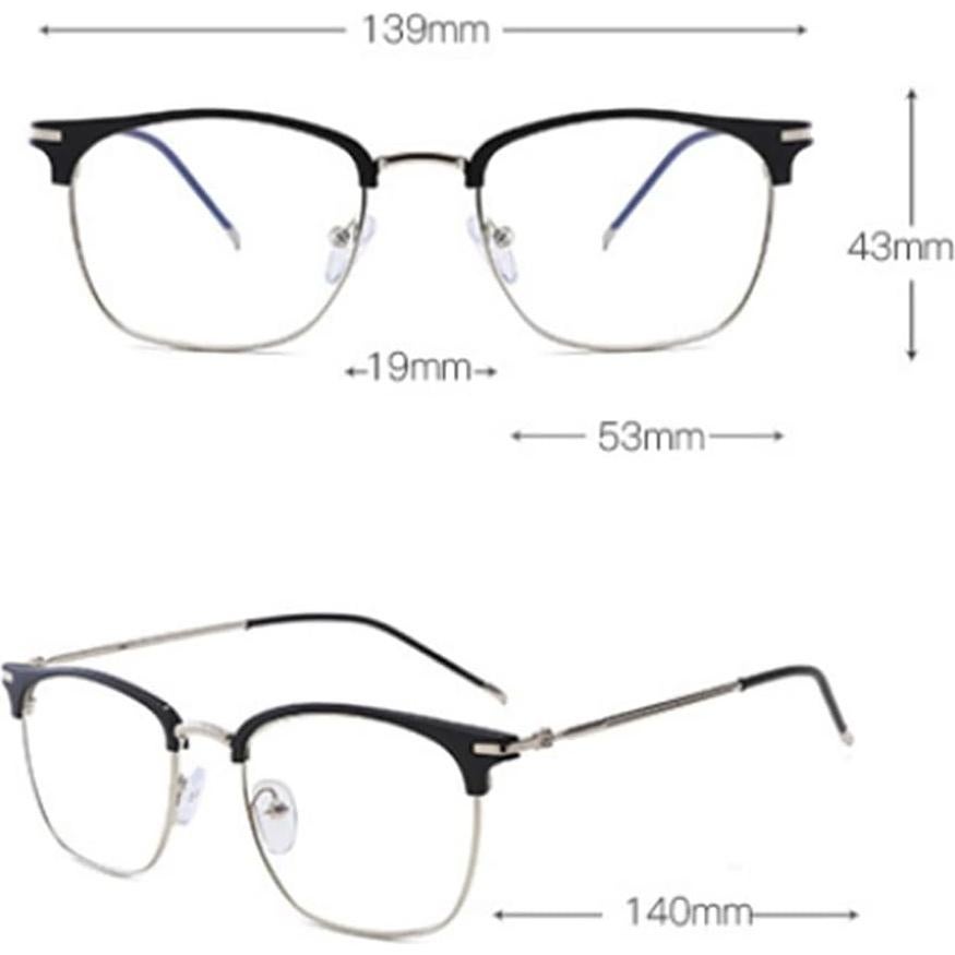 Gafas de óptica retro Shiratori Vintage 43mm unisex