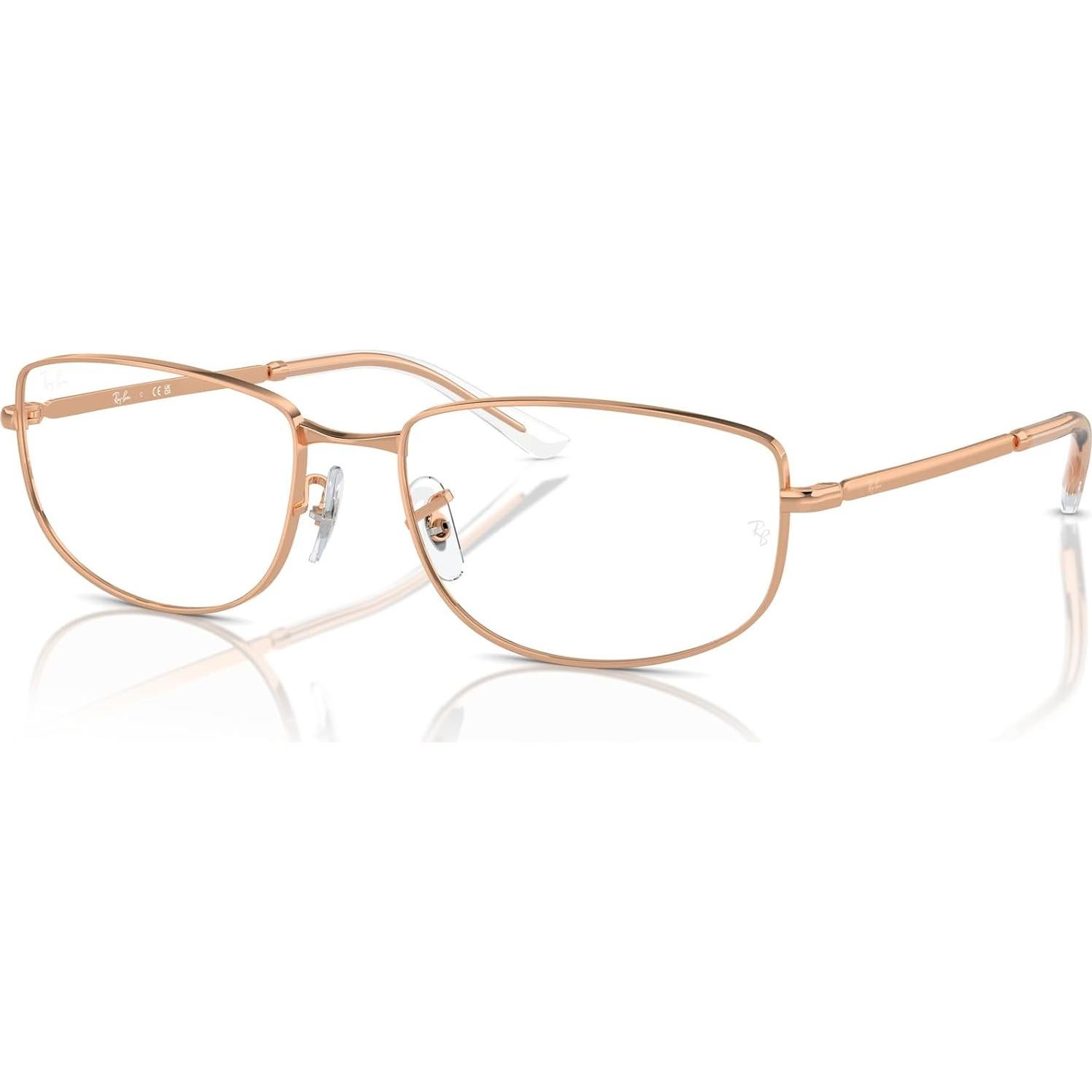 Montura de gafas Ray-Ban RX3732V Oro Rosa 54mm Rectangular