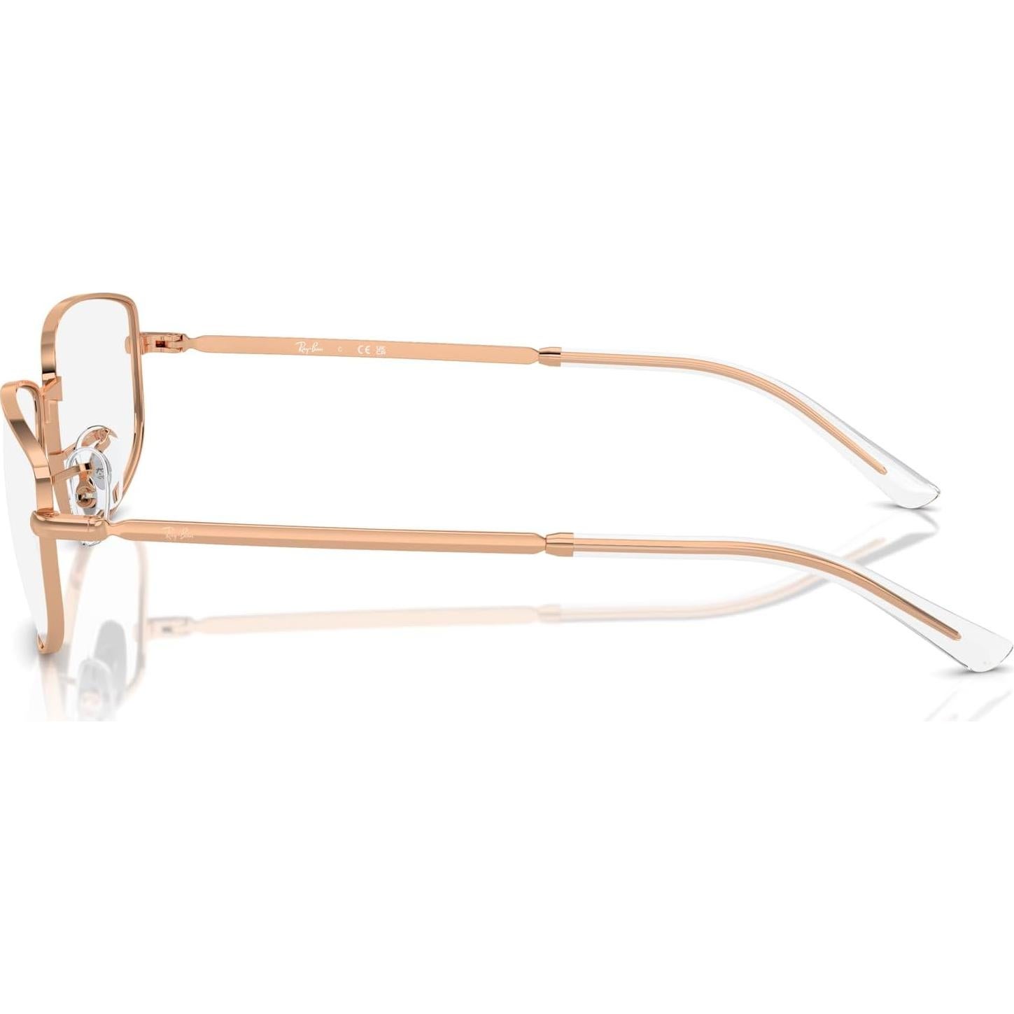 Montura de gafas Ray-Ban RX3732V Oro Rosa 54mm Rectangular