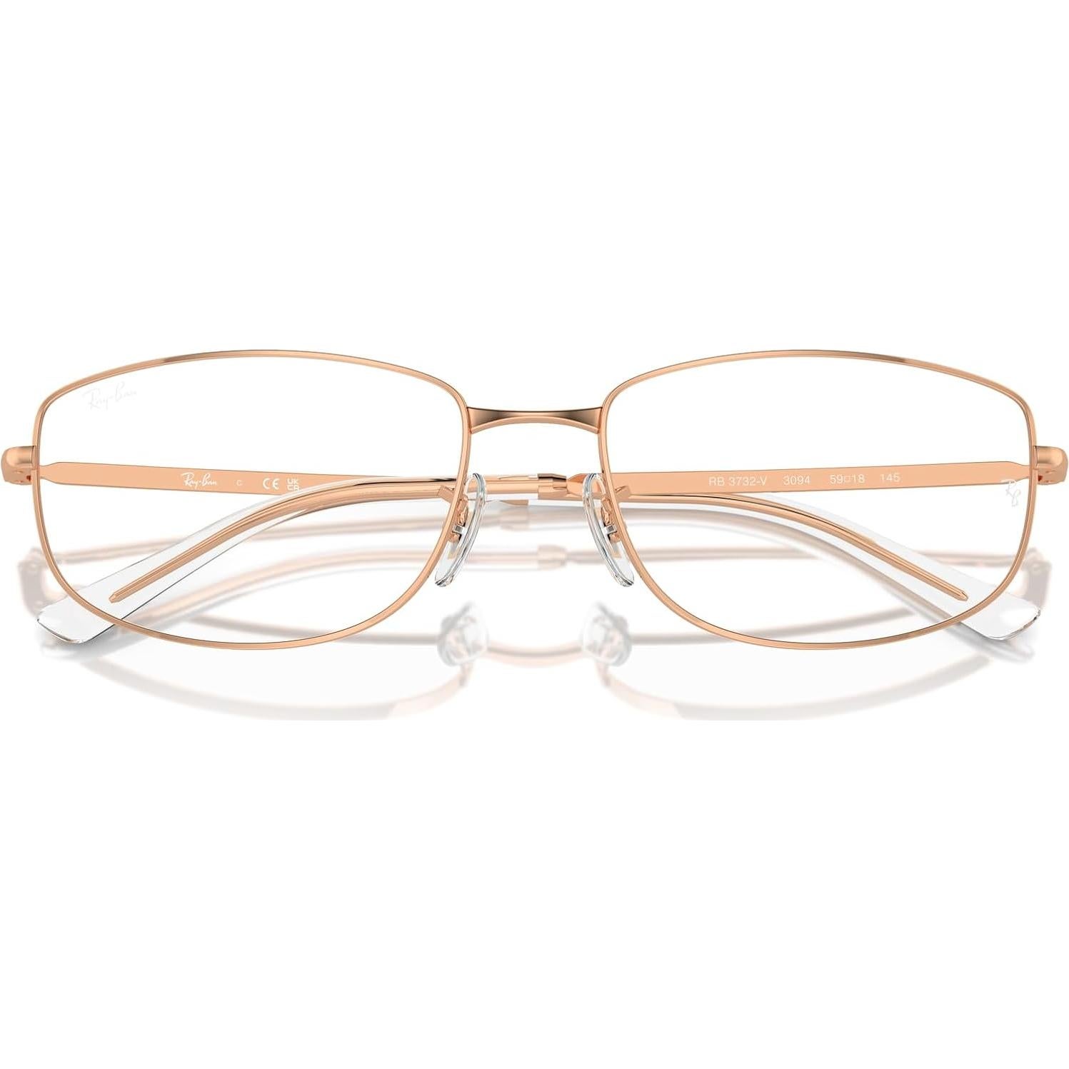 Gafas de Prescripción Ray-Ban RX3732V Oro Rosa 56mm