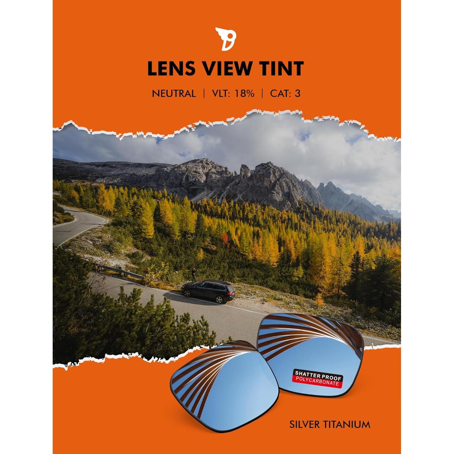 Lentes de Reemplazo iLikeo PRO+ Titanio Plateado Polarizados