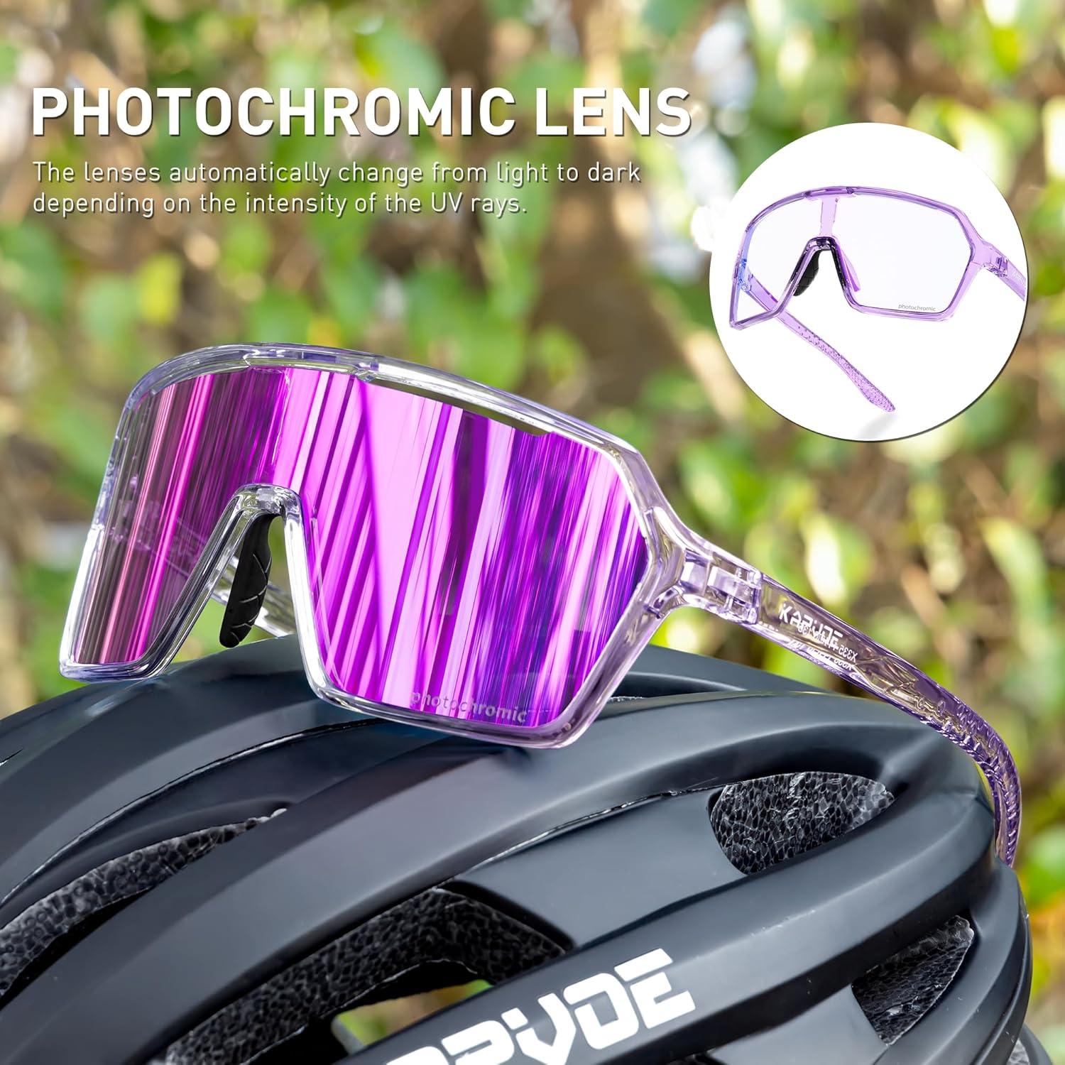 Gafas de Ciclismo KAPVOE K335 Fotoquímicas UV400