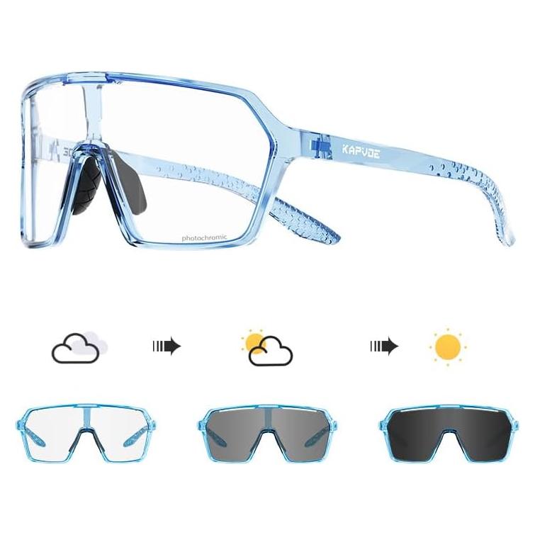 Gafas de Ciclismo KAPVOE K335 Fotoquímicas UV400