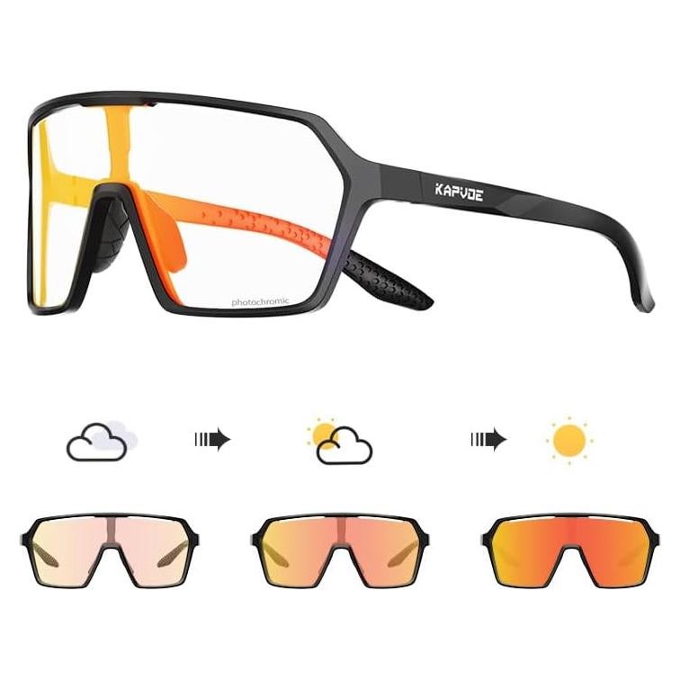 Gafas de Ciclismo KAPVOE K335 Fotoquímicas UV400