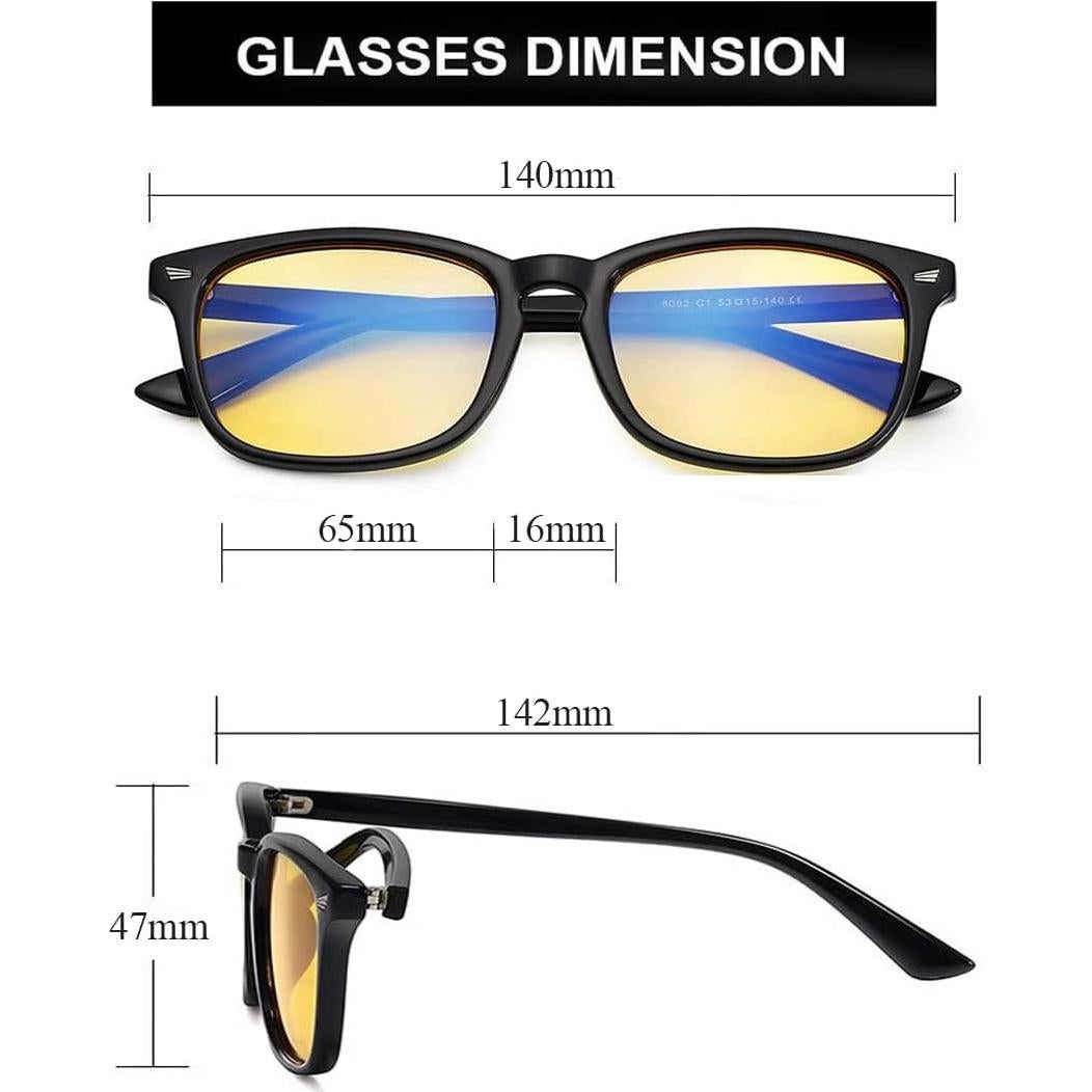 Gafas de Conducción Nocturna Polarizadas HD - Amarillo