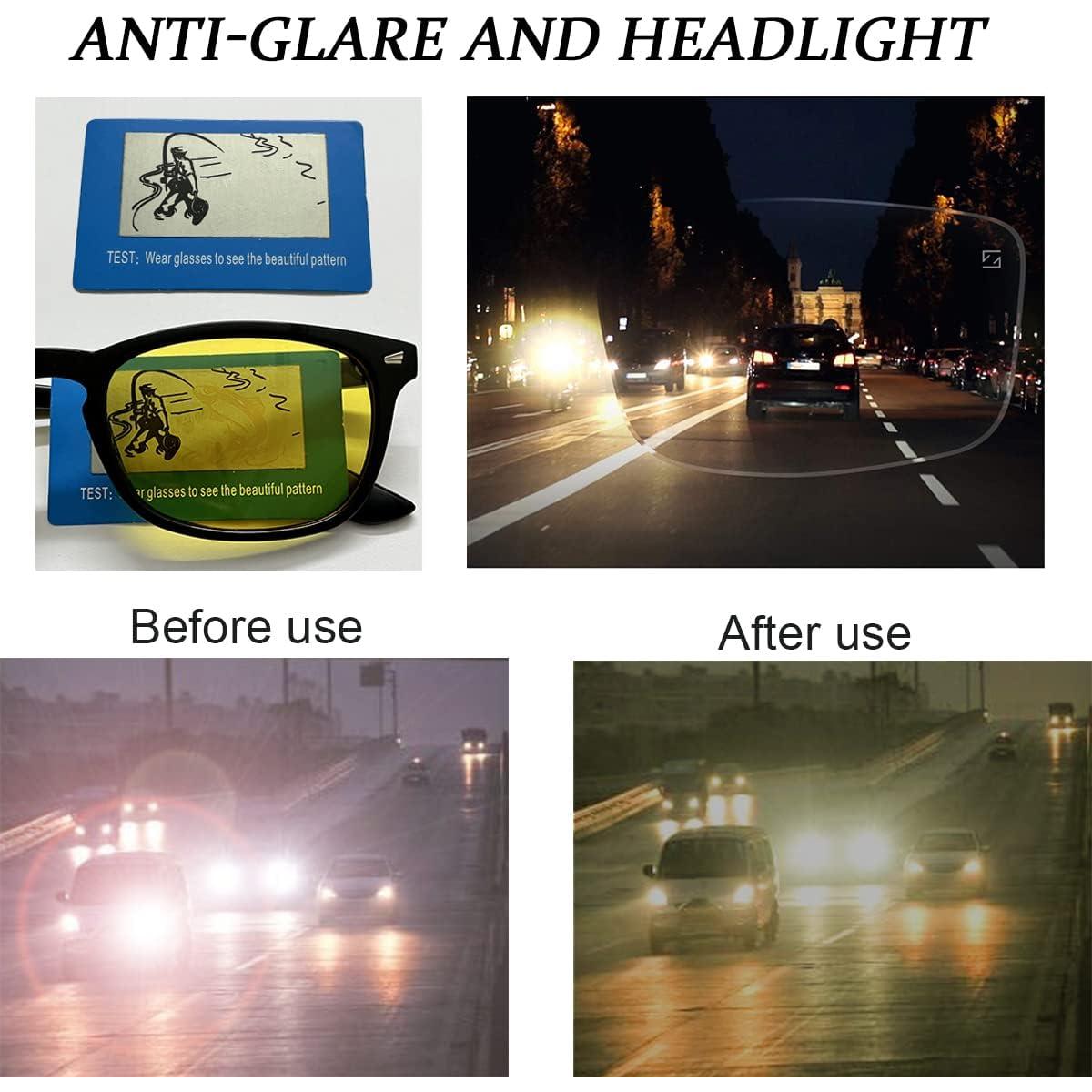 Gafas de Conducción Nocturna Polarizadas HD - Amarillo