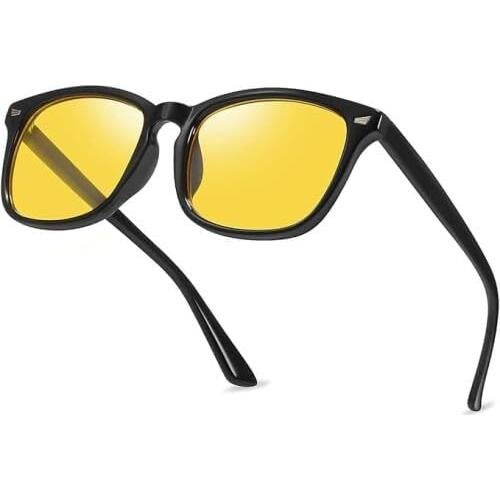 Gafas de Conducción Nocturna Polarizadas HD - Amarillo