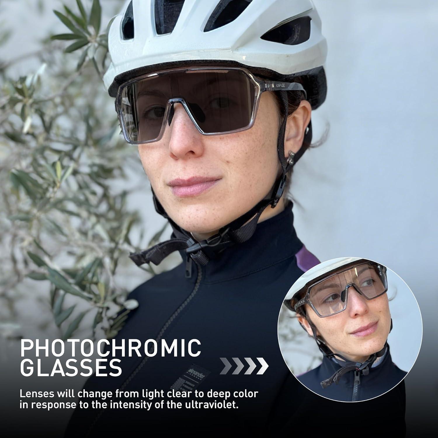 Gafas de Ciclismo KAPVOE K335 Fotoquímicas UV400