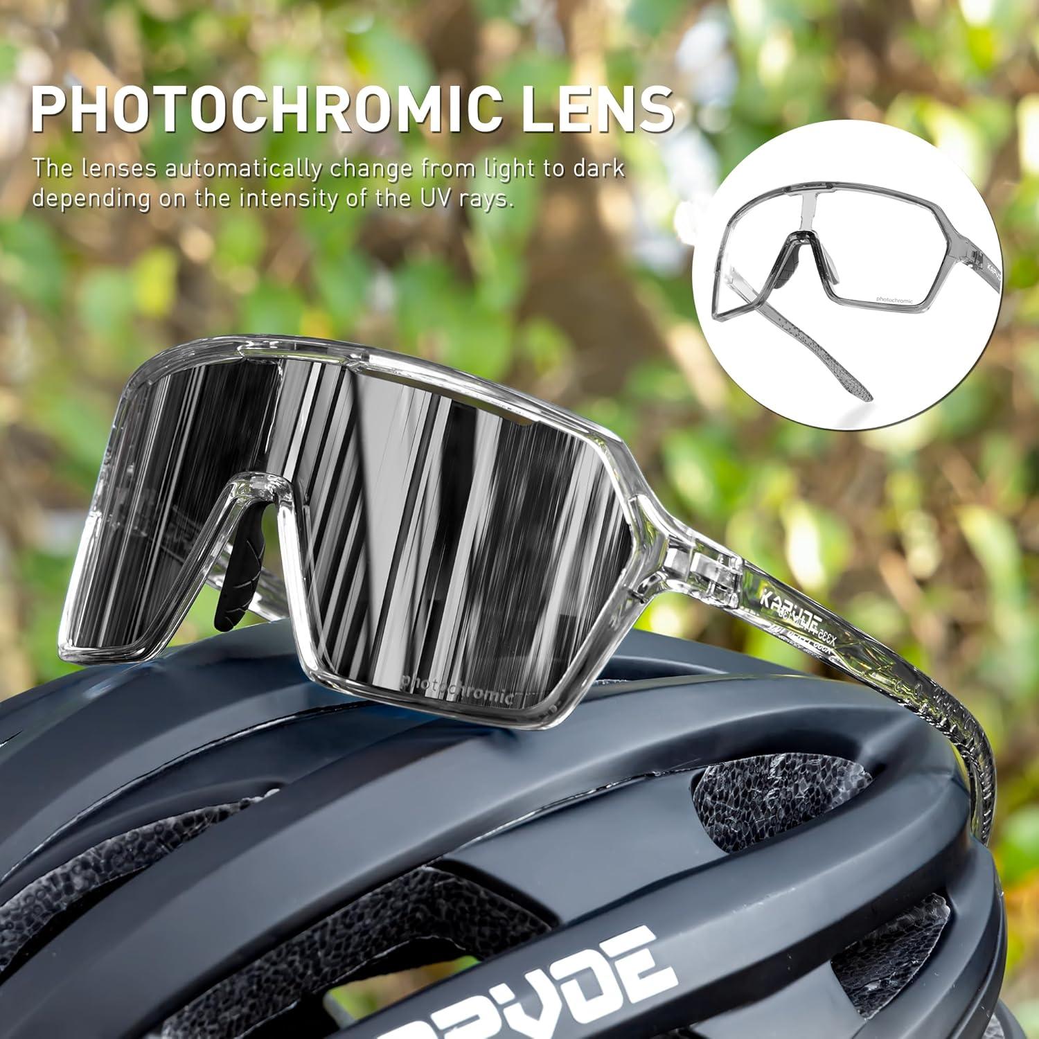 Gafas de Ciclismo KAPVOE K335 Fotoquímicas UV400