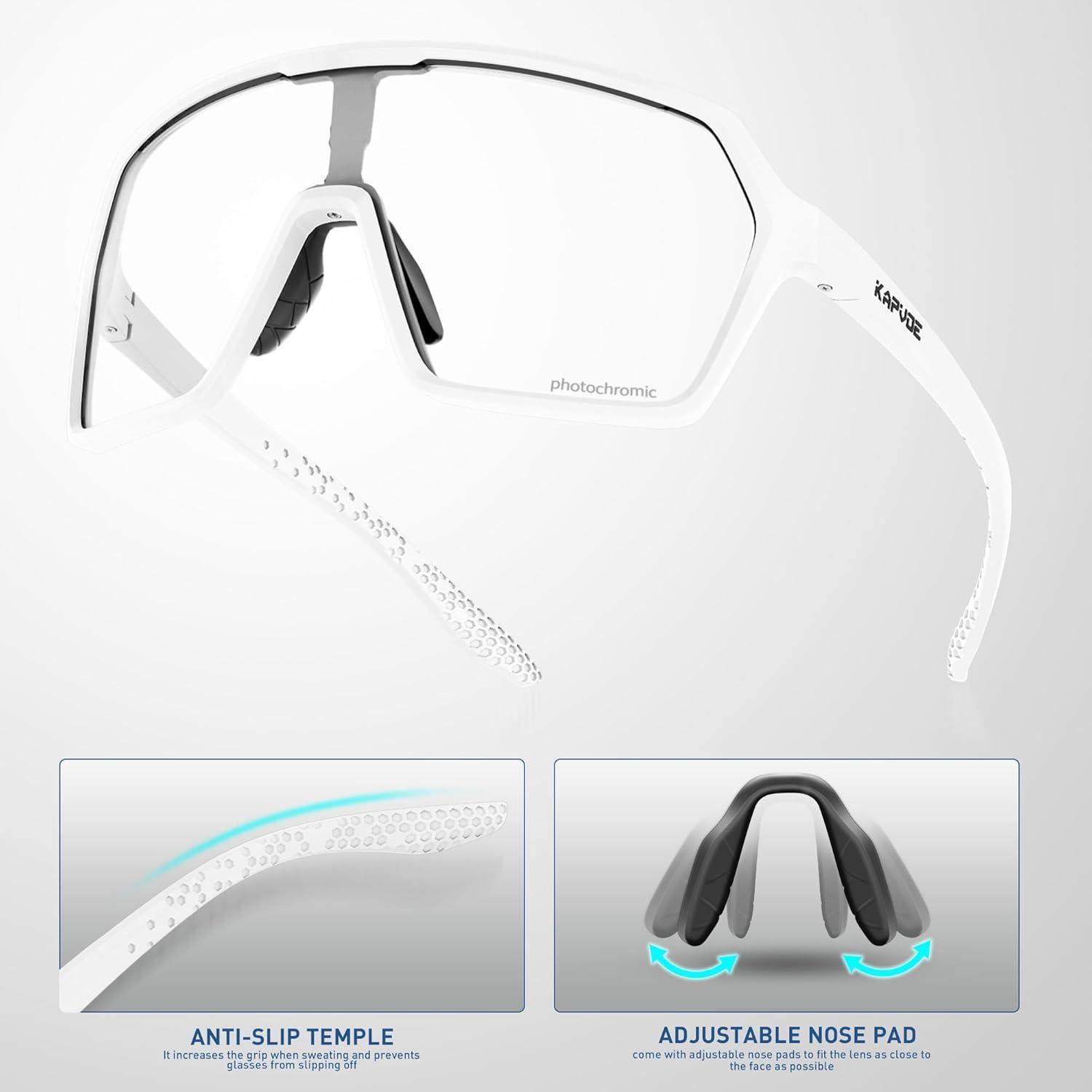 Gafas de Ciclismo KAPVOE K335 Fotoquímicas UV400