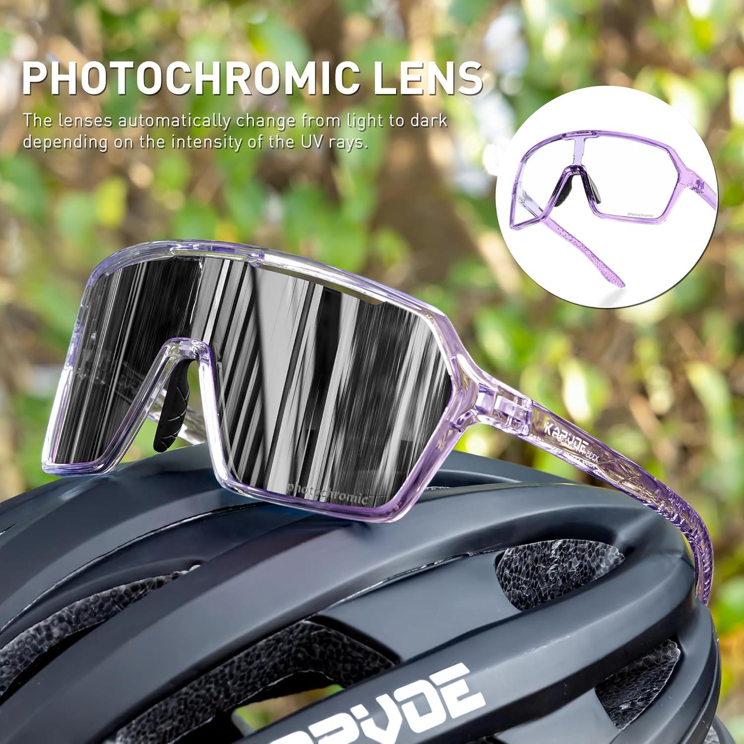 Gafas de Ciclismo KAPVOE Fotoquímicas UV400 MTB