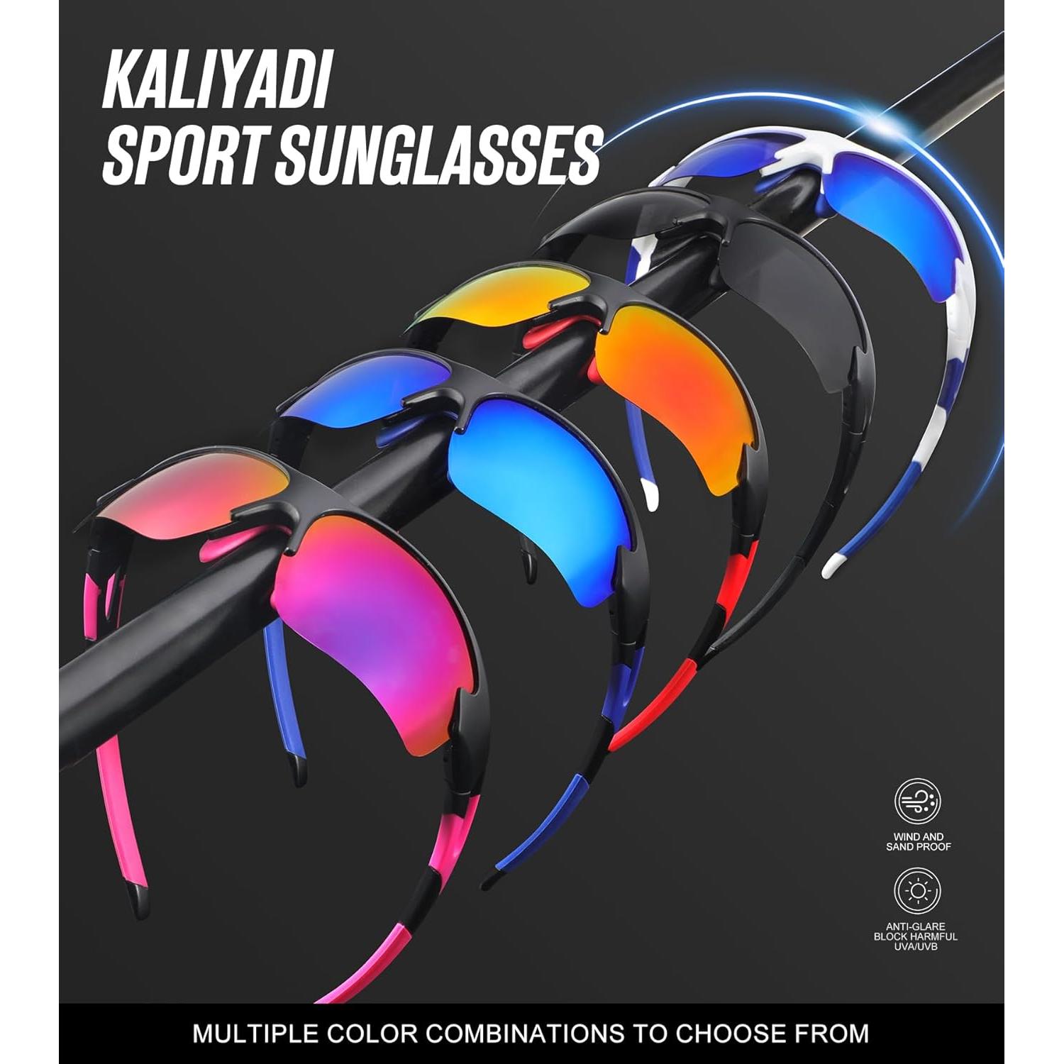 Gafas de sol KALIYADI polarizadas UV para hombres 3 paquetes
