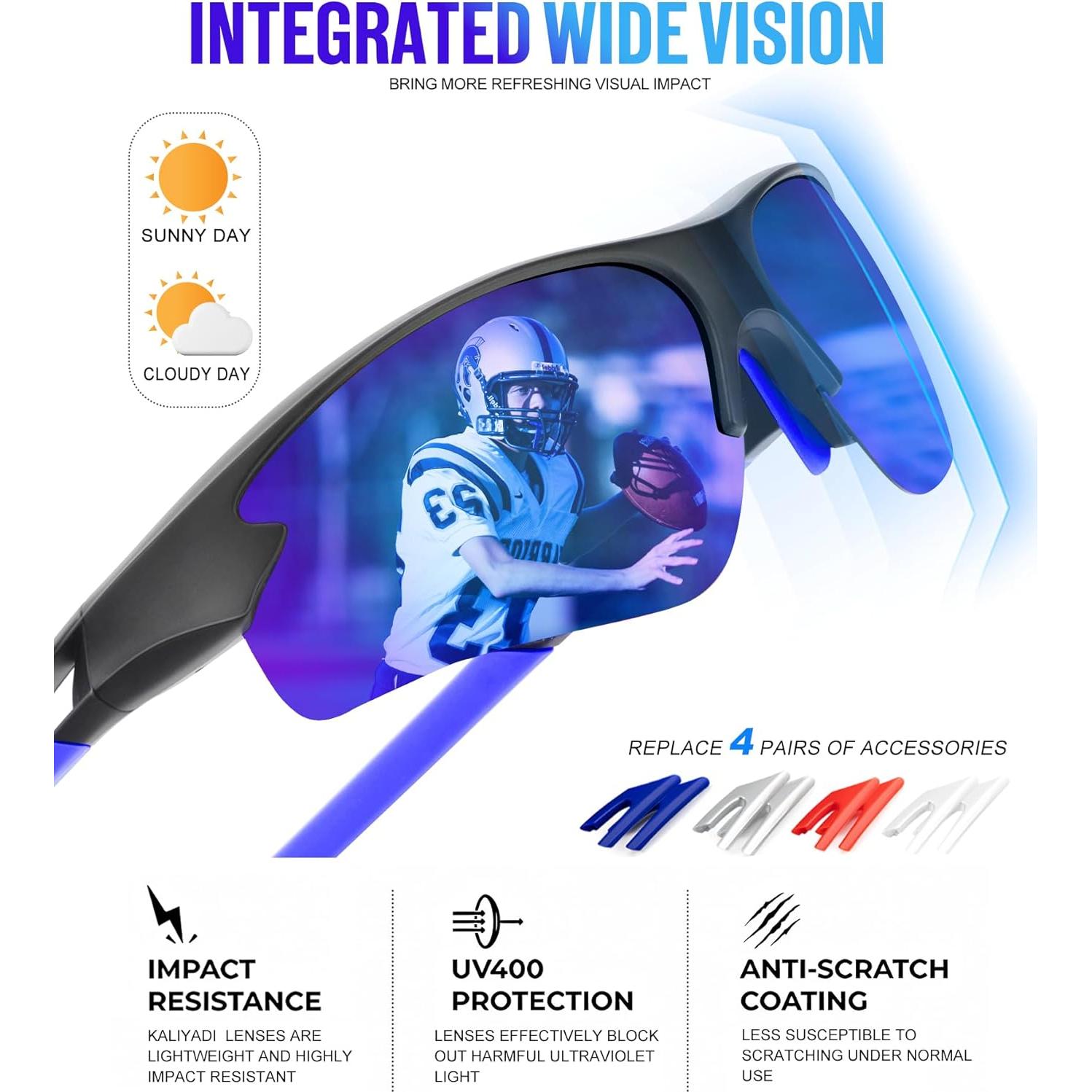 Gafas de sol KALIYADI polarizadas UV para hombres 3 paquetes