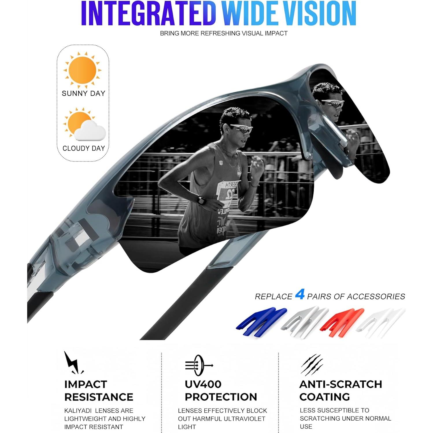 Gafas de sol KALIYADI polarizadas para hombres 3 paquetes