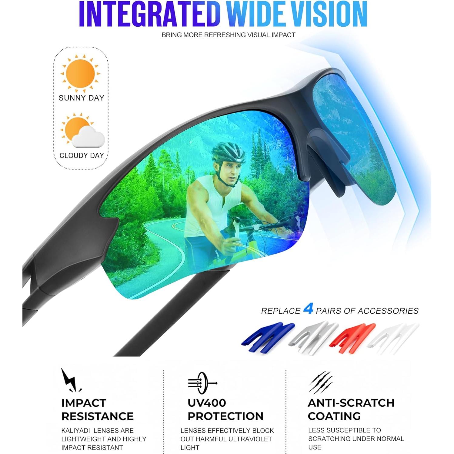 Gafas de sol KALIYADI polarizadas UV para hombres y mujeres