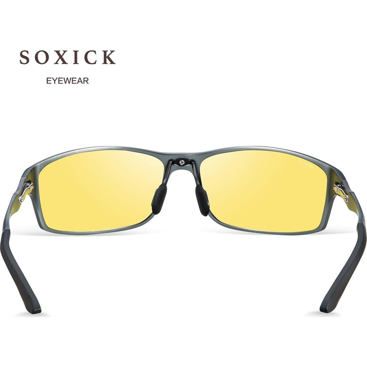 Gafas de Conducir Nocturna Antirreflejo TAC Amarillas