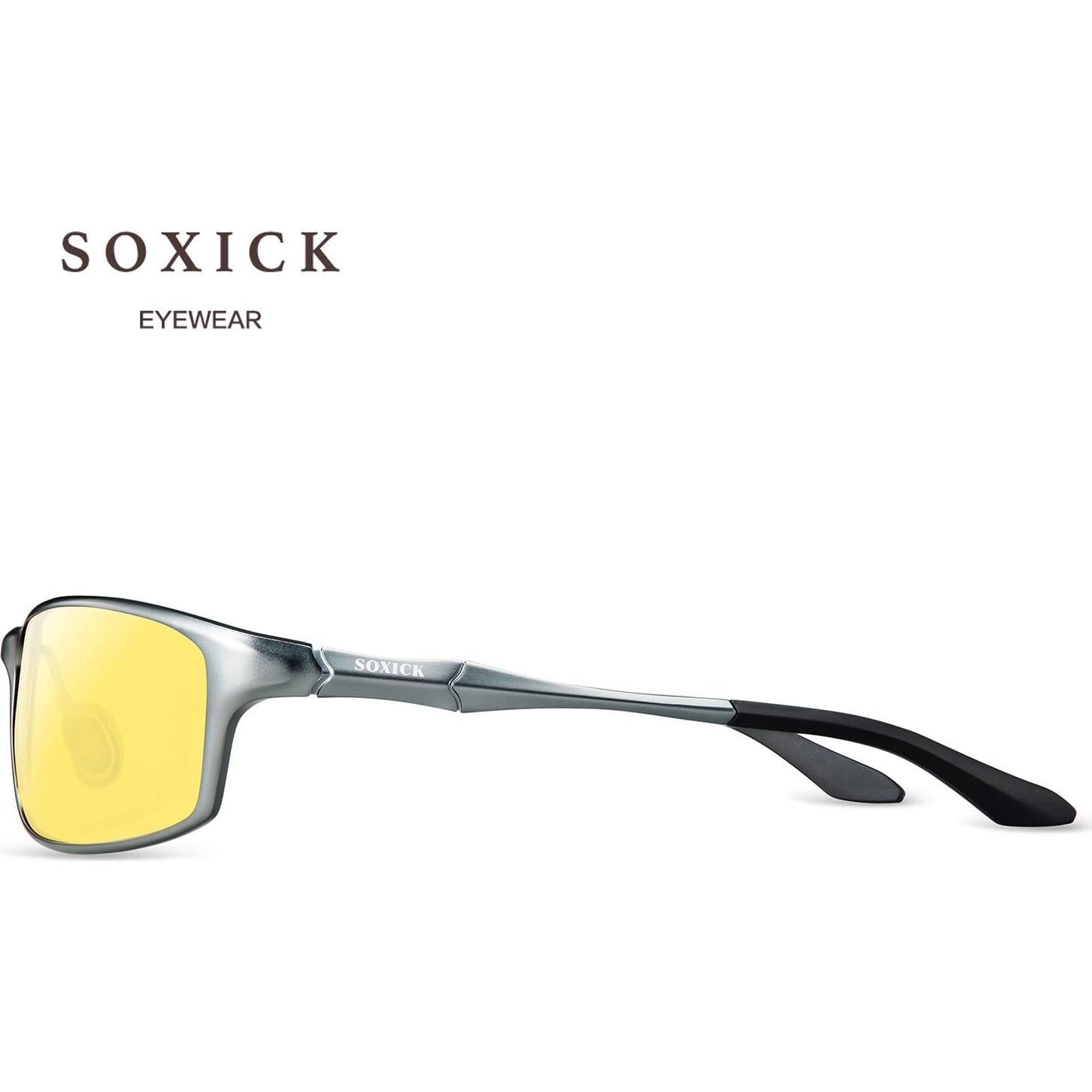 Gafas de Conducir Nocturna Antirreflejo TAC Amarillas