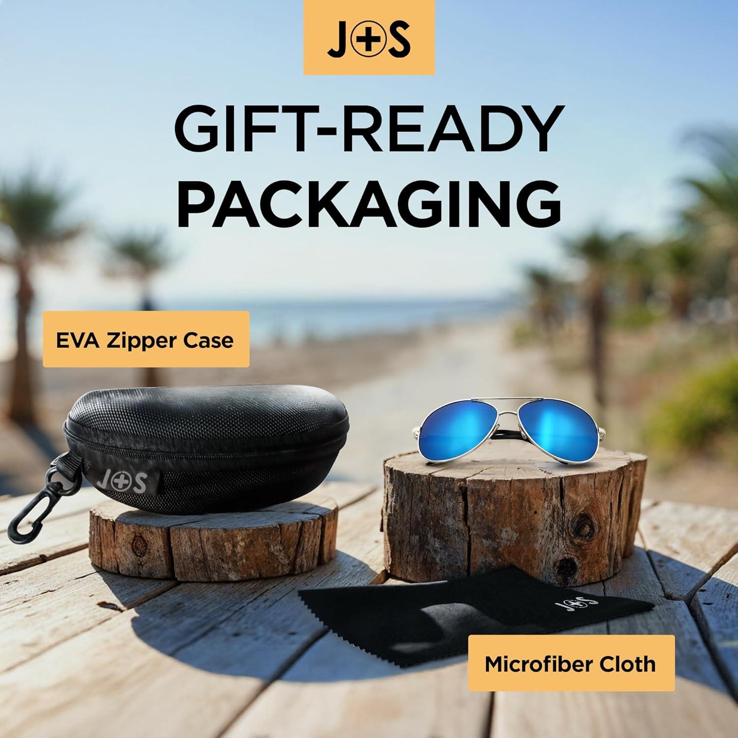 Gafas de sol J+S Premium aviador polarizadas UV400