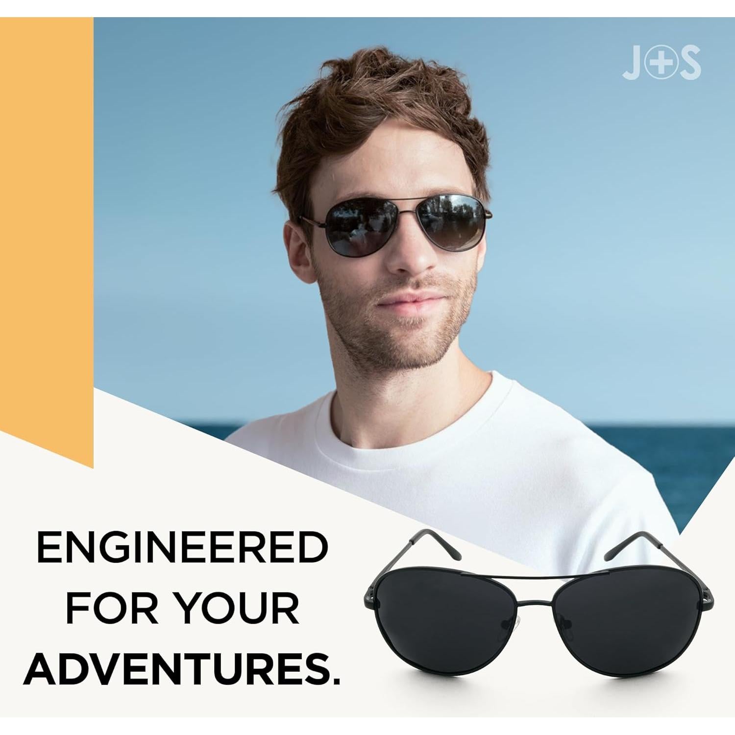 Gafas de sol J+S So0112-S-GFBR polarizadas UV400