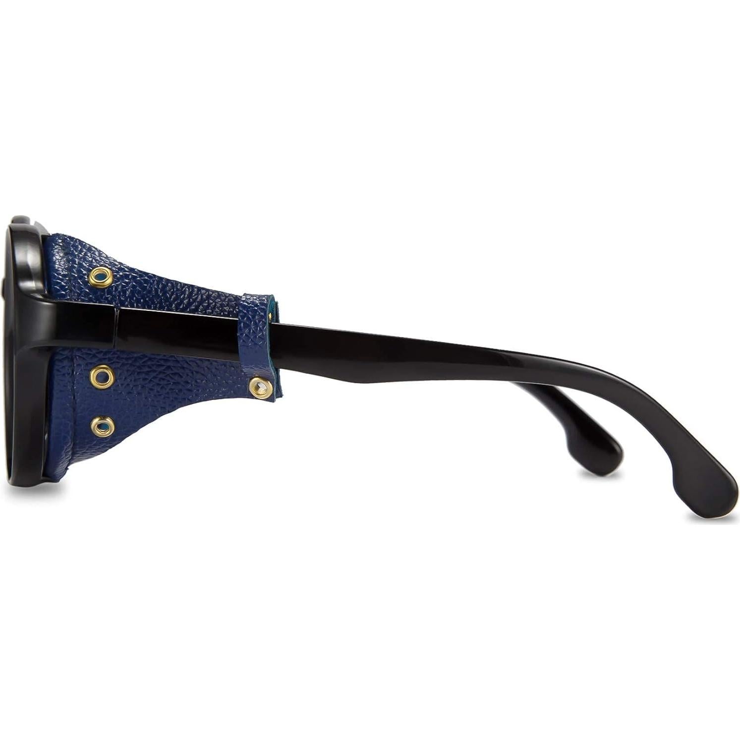 Gafas de Sol Steampunk FEISEDY Retro Azul UV400