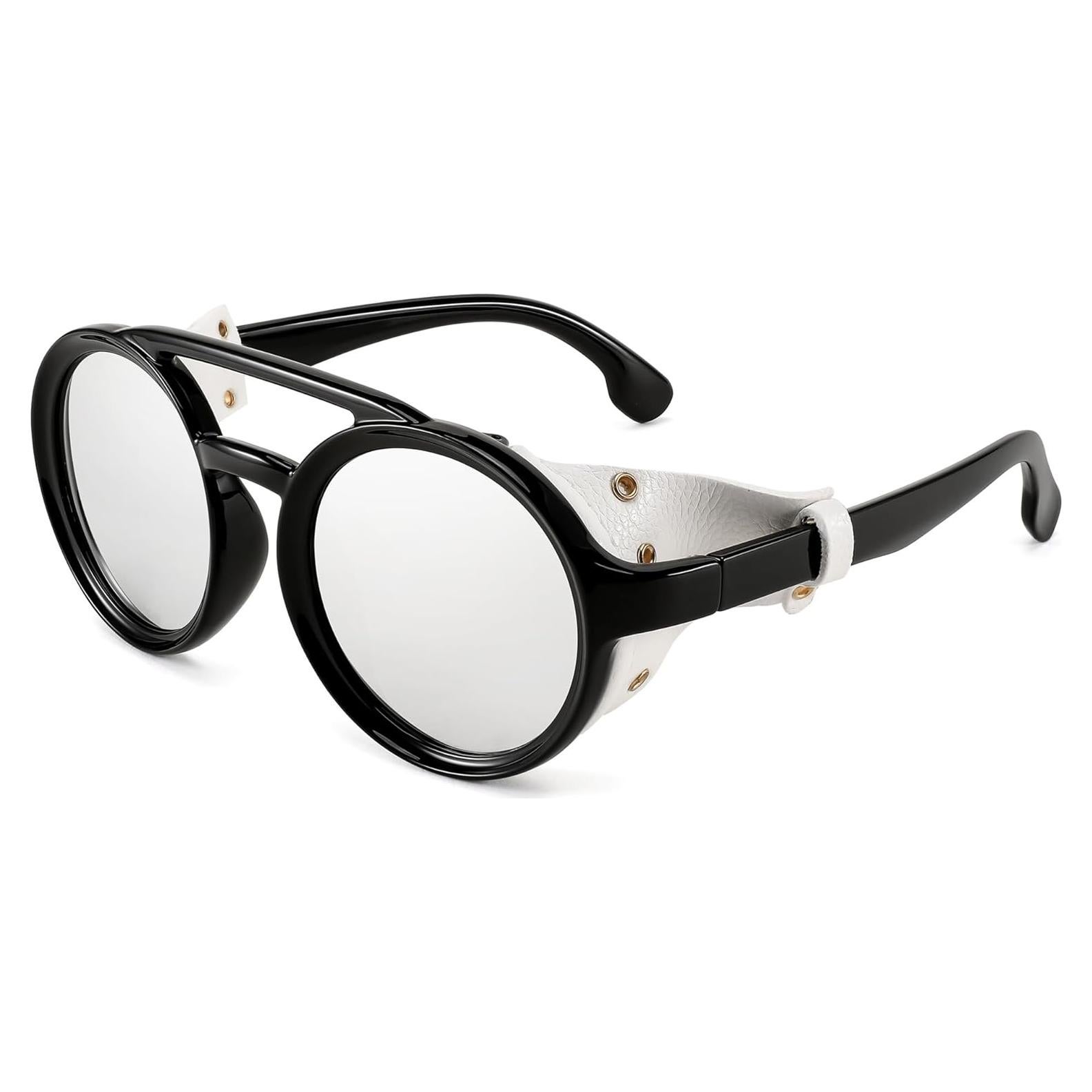 Gafas de Sol Steampunk FEISEDY Redondas UV400 48mm