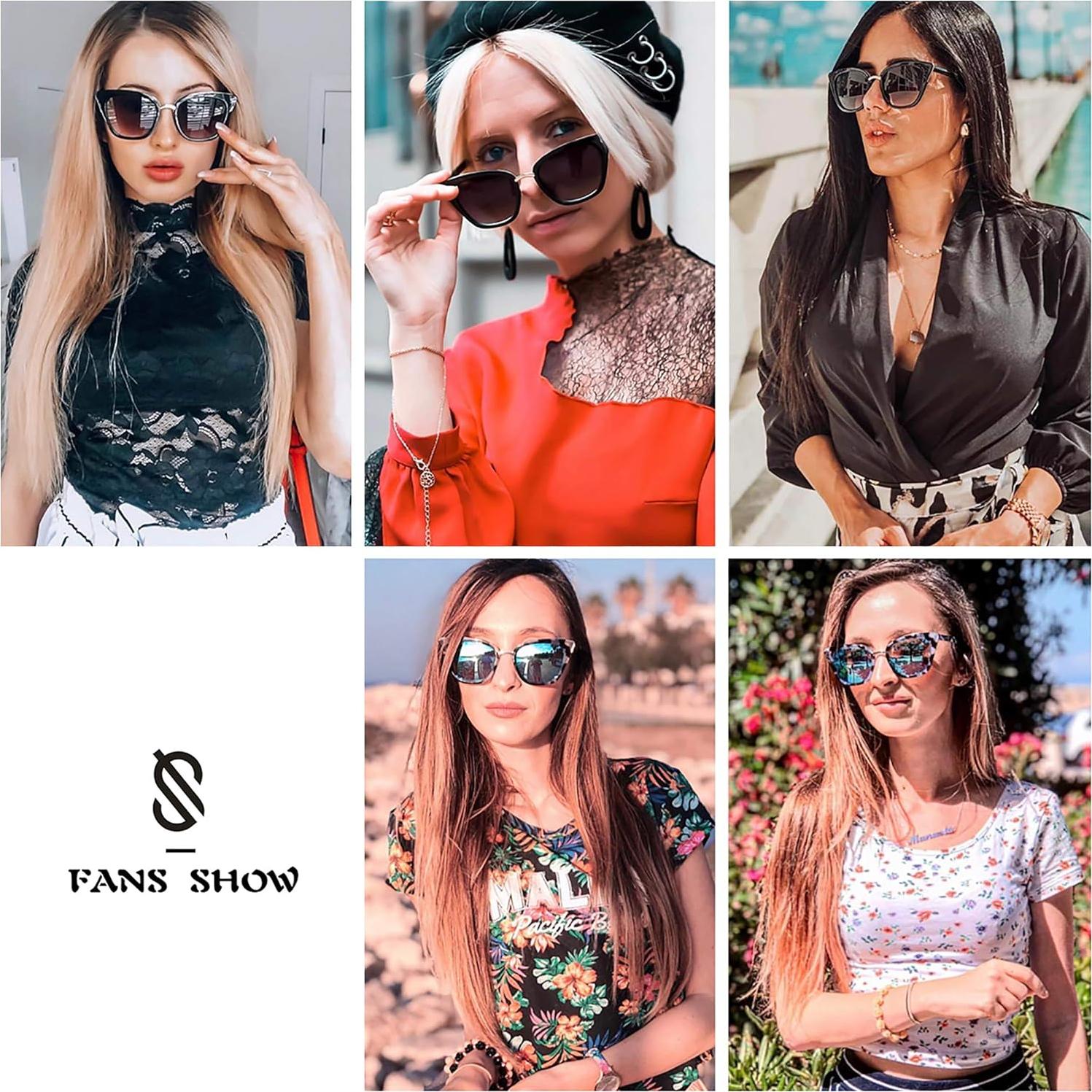 Gafas de sol SojoS SJ2052 ojo de gato UV400 marrón