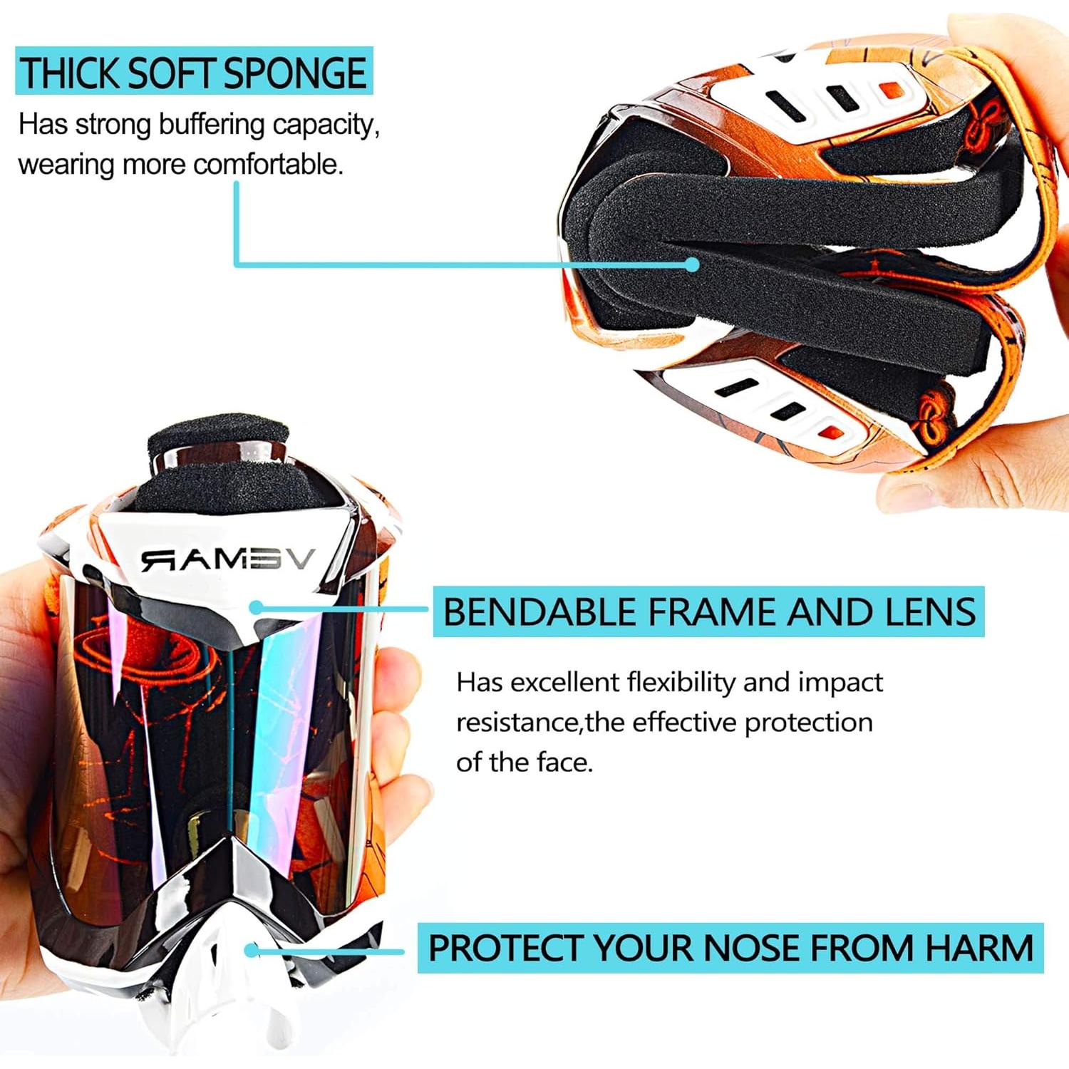 Gafas de Motocross Ubelly S218 Antivaho y Ajustables