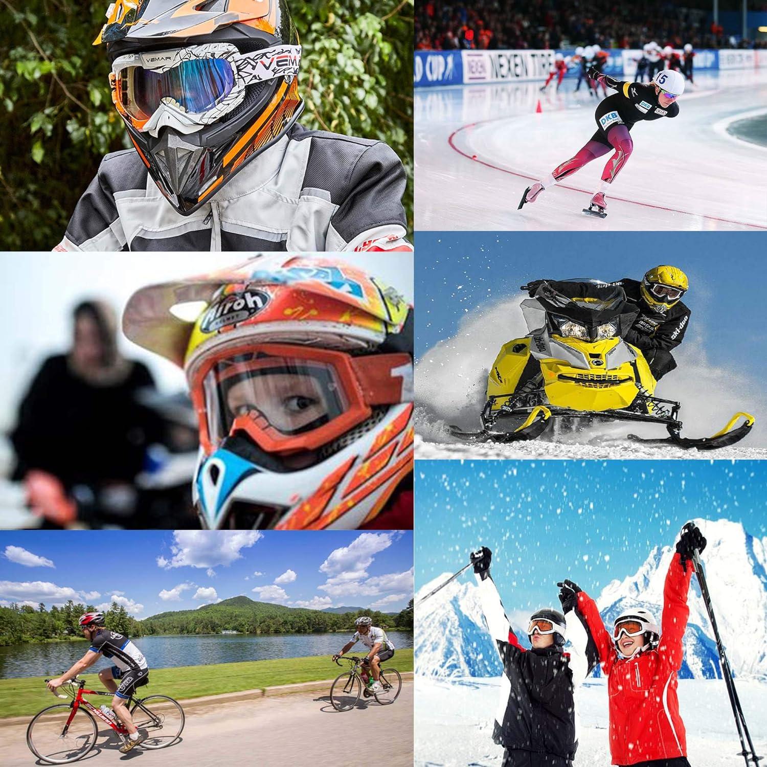 Gafas de Motocross Ubelly S218 Antivaho Rosa