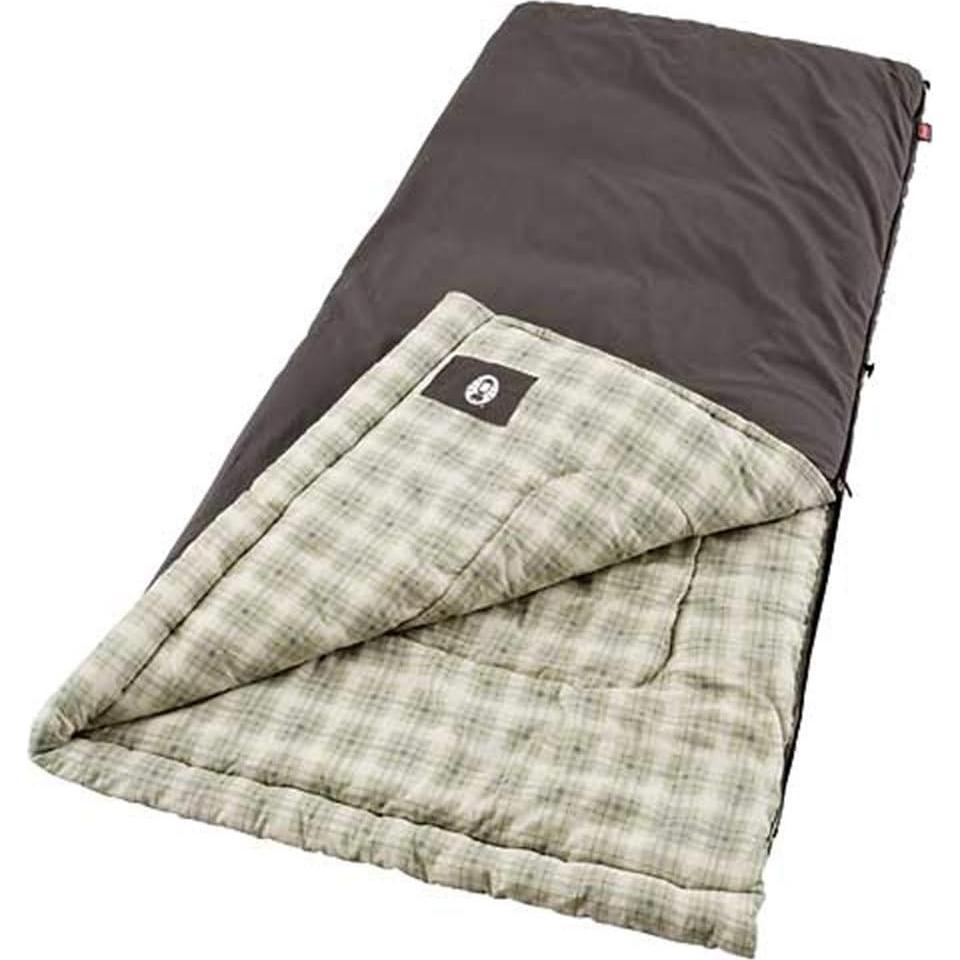 Cama de Camping Plegable Coleman con Mesa Lateral y Saco de Dormir -18°C