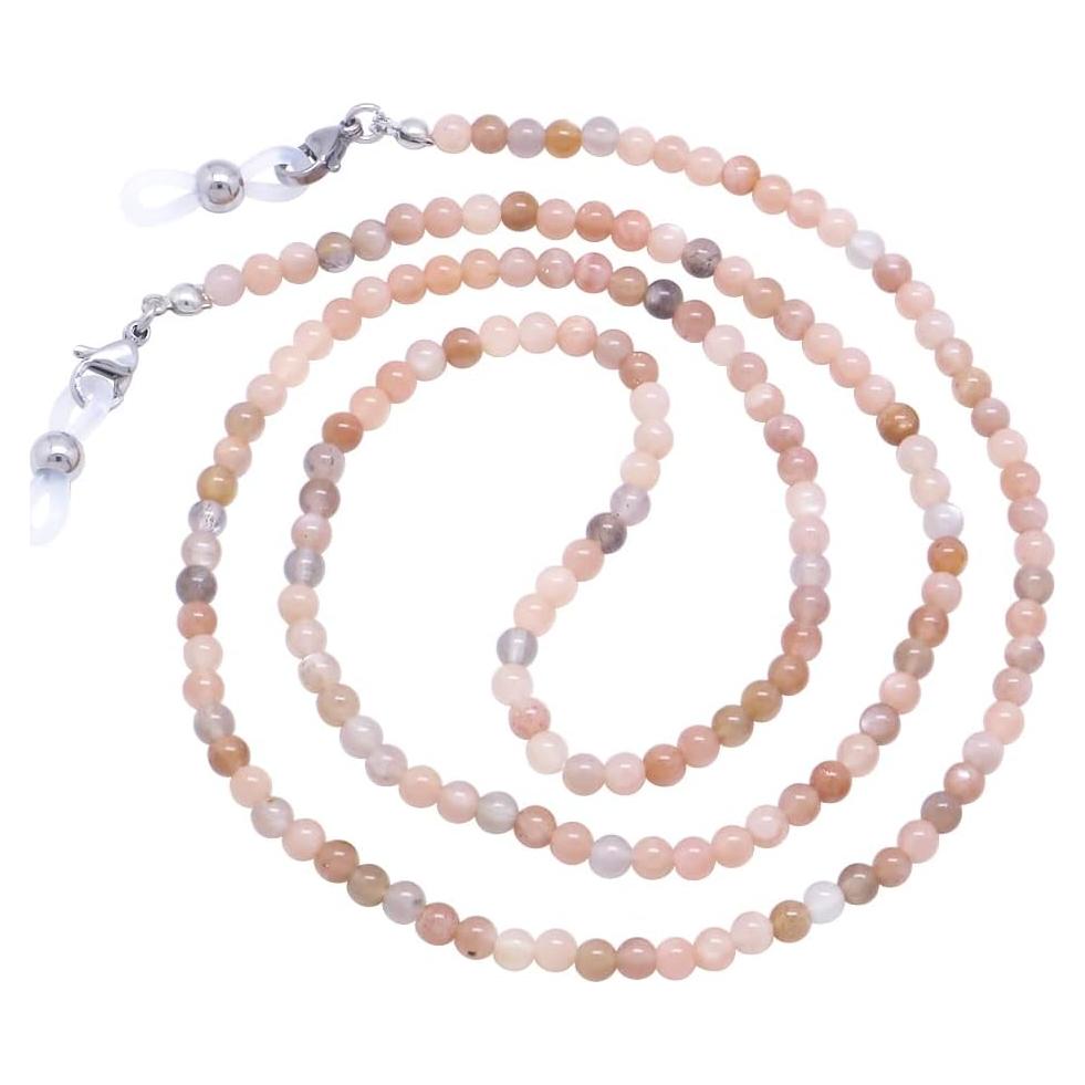 Cadena de Gafas KAI Top Cuentas de Piedra Natural 73 cm