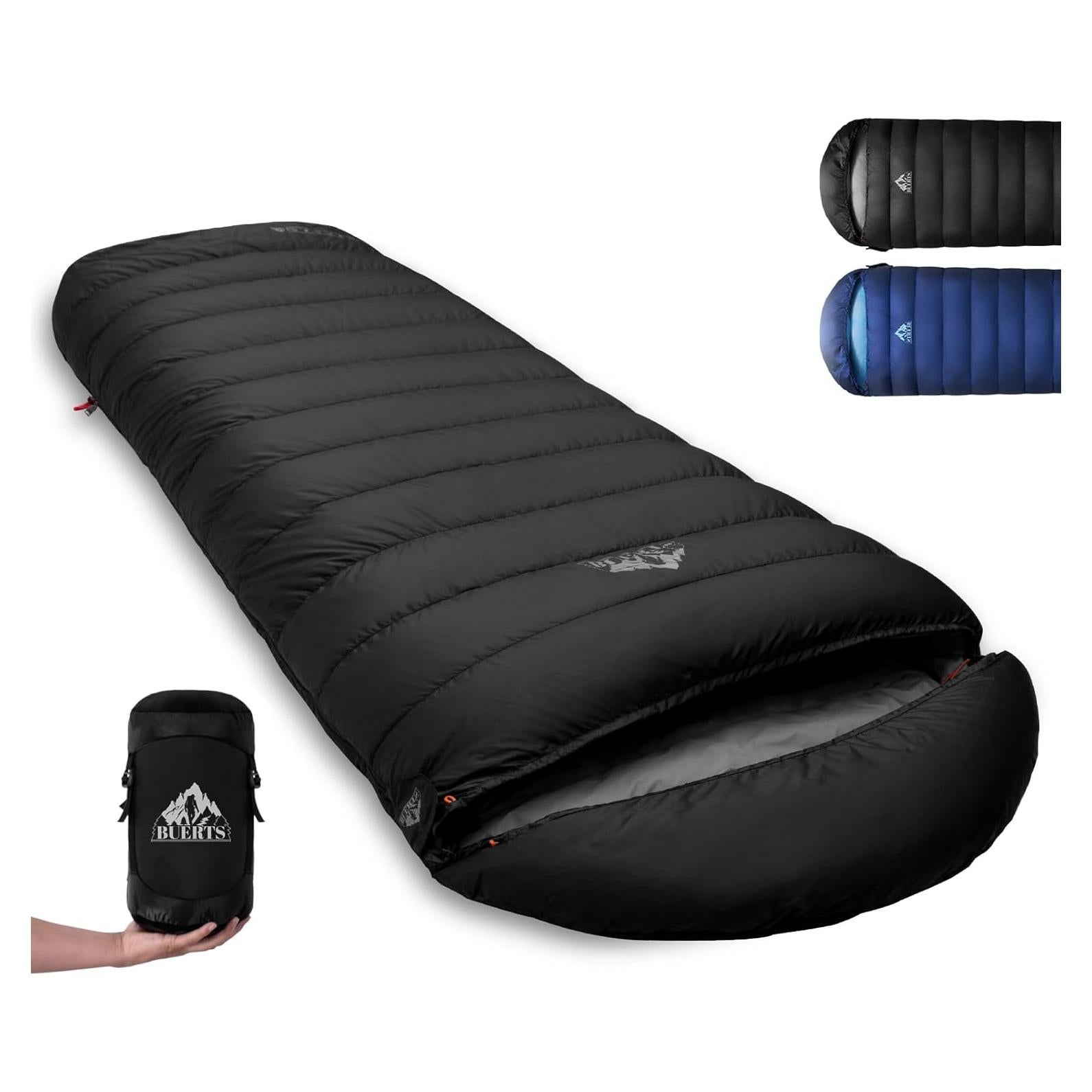 Saco de Dormir Ultraligero BUERTS BSE-B 1.72 kg 0°C Negro