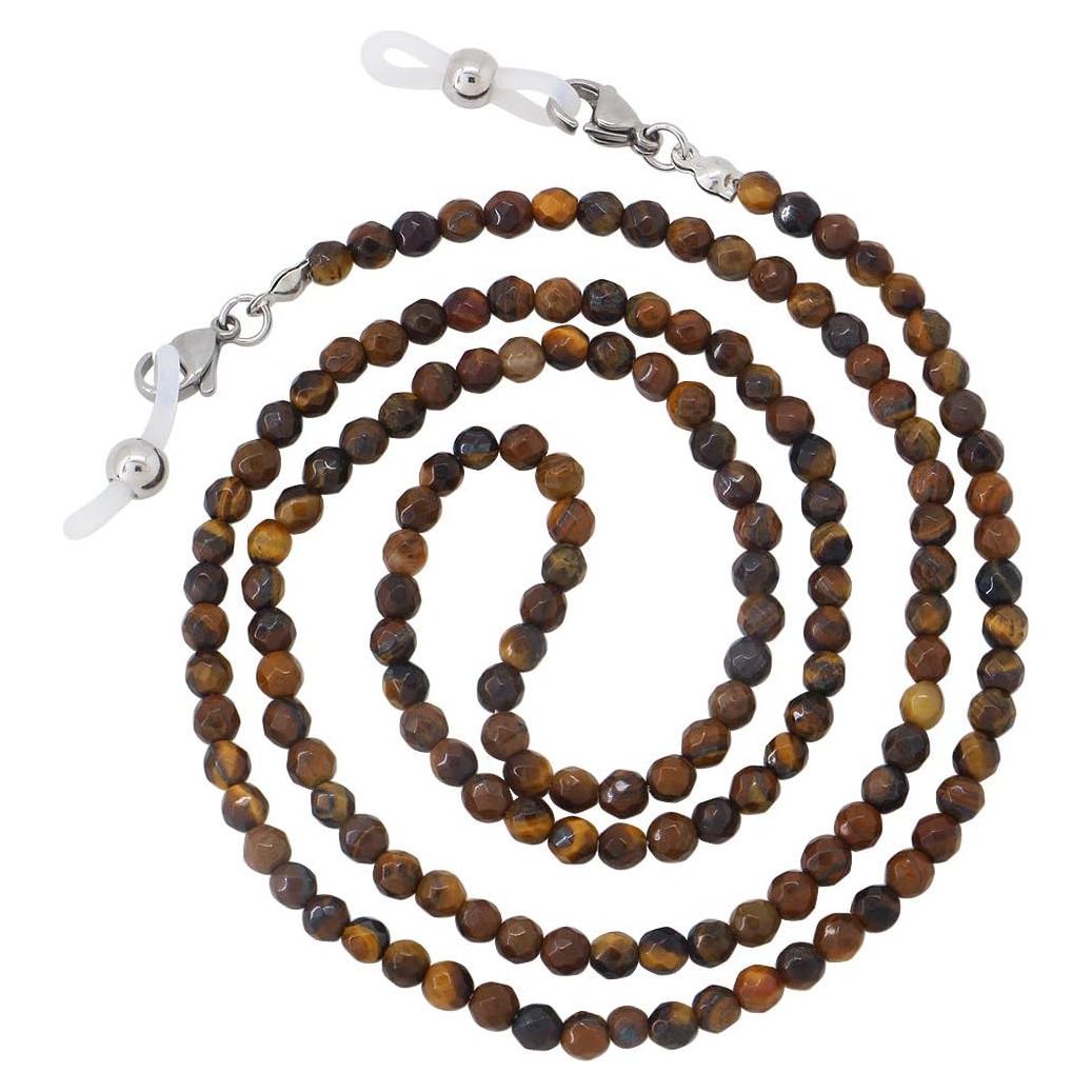 Cadena de Gafas KAI Top Ojo de Tigre Moda 73 cm