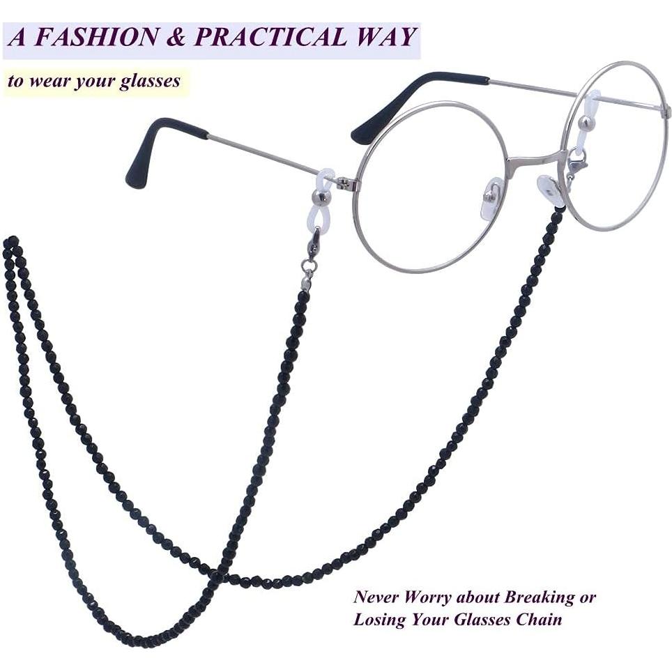 Cadena de Gafas KAI Top de Piedra Natural 73 cm para Mujeres