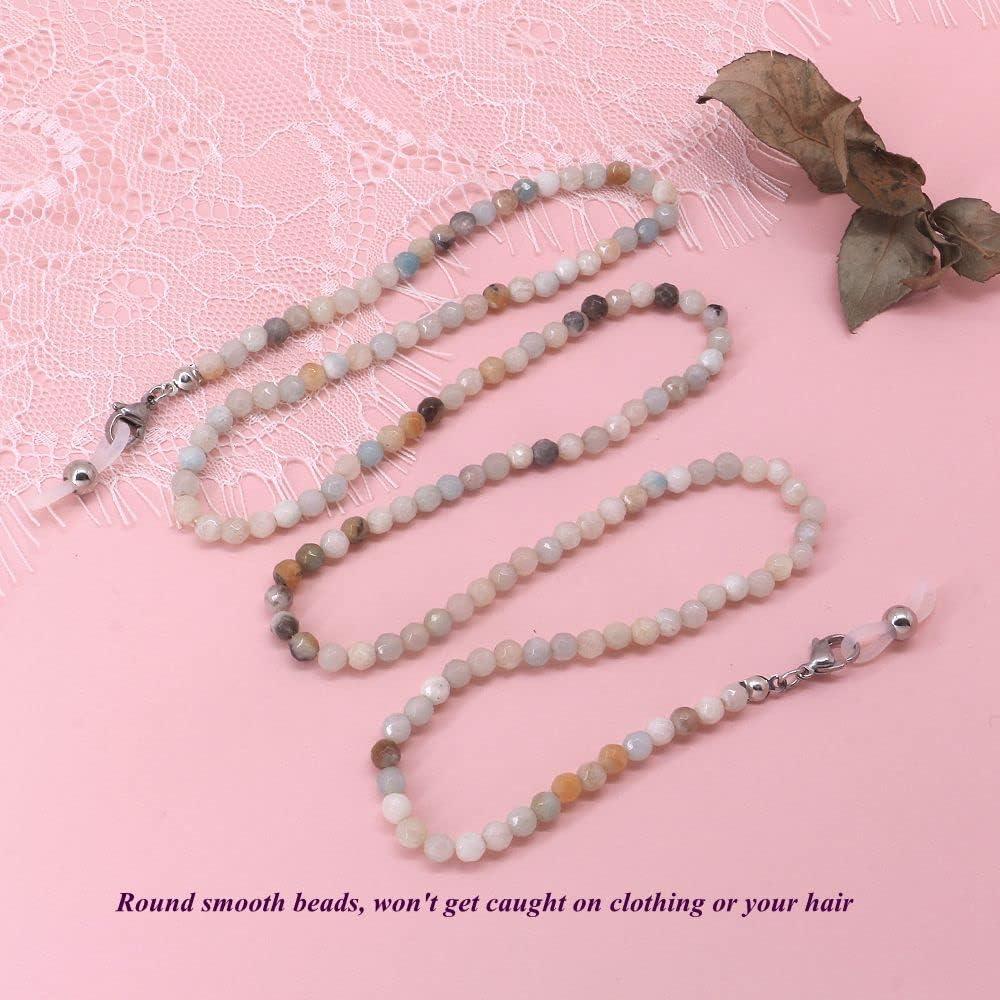 Cadena de Gafas KAI Top de Piedra Natural para Mujeres