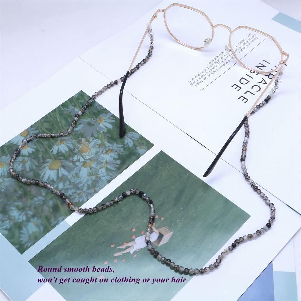 Cadena de Gafas KAI Top de Piedra Natural 73 cm