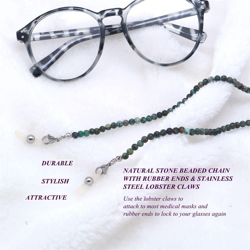 Cadena de Gafas KAI Turquesa Africana Moda Ajustable