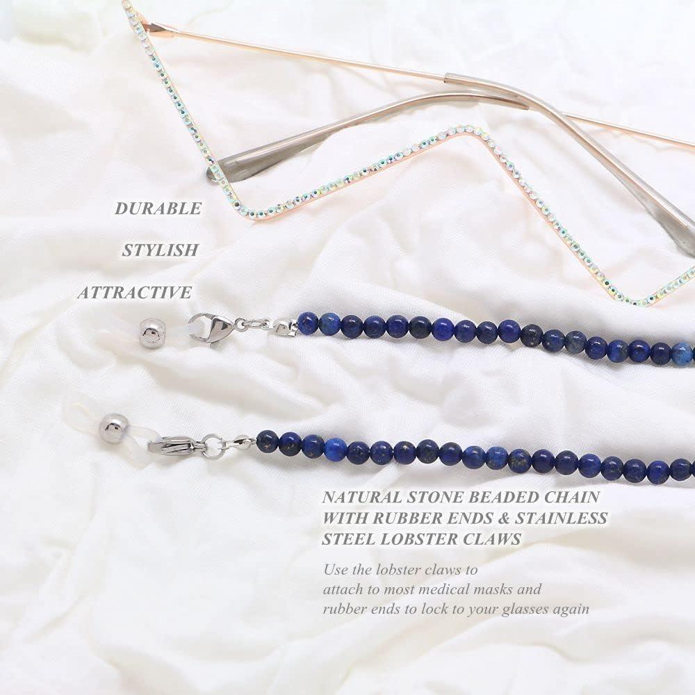 Cadena de Gafas KAI de Piedra Natural para Mujeres