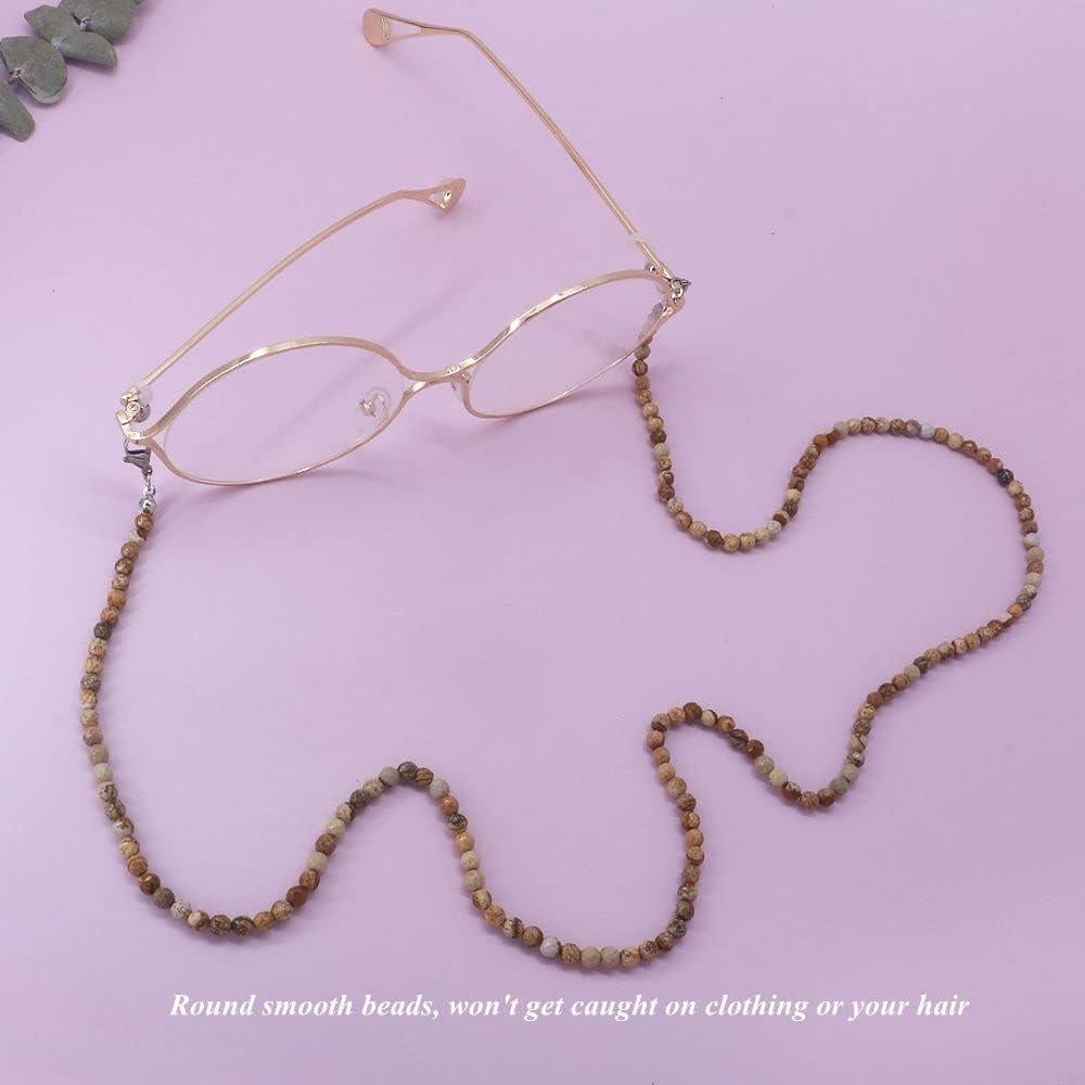 Cadena de Gafas KAI Top de Piedra Natural para Mujeres